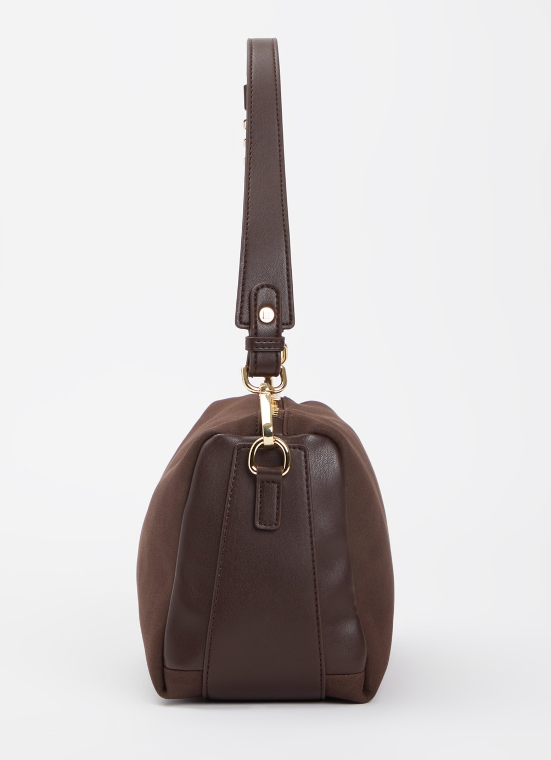 NIKKIE Amandelien small schoudertas met afneembare schouderriem  - detail 2 chocoladebruin