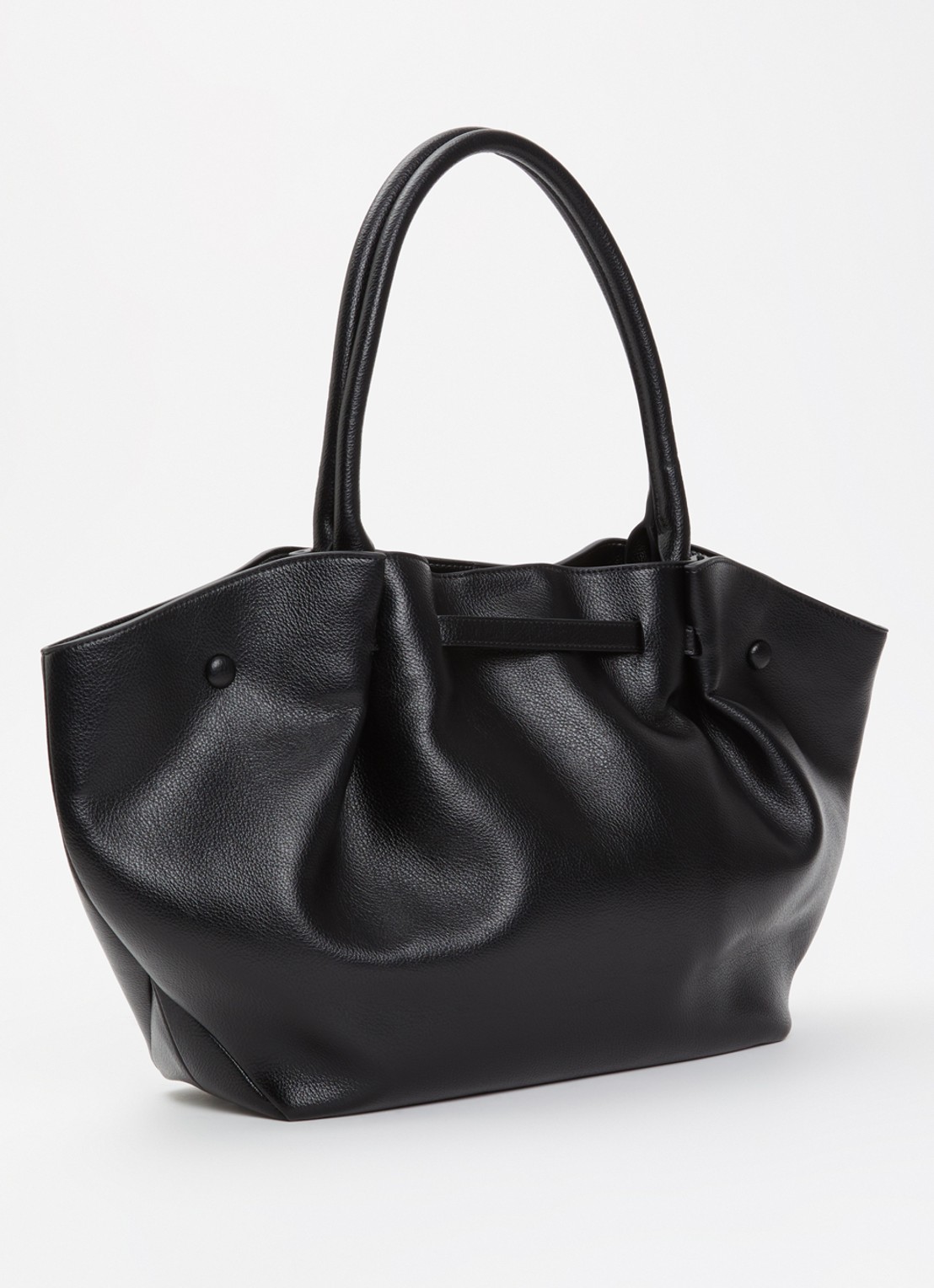 NIKKIE Amara Chunky schoudertas met kettingdetail - achterkant zwart