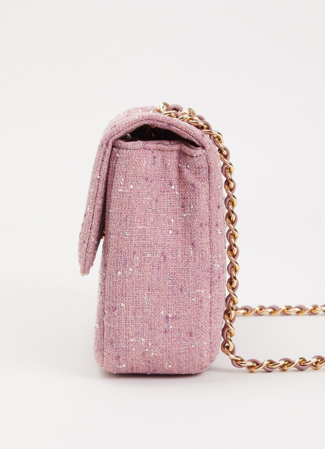 NIKKIE Ann Shiny crossbodytas met strass - detail 4 roze