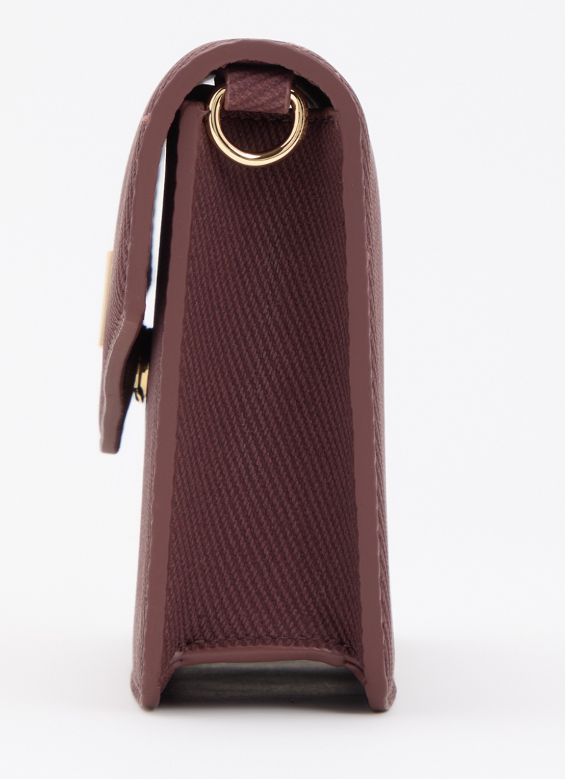 NIKKIE Daxing clutch met logo en afneembare schouderriem - detail 3 bordeauxrood