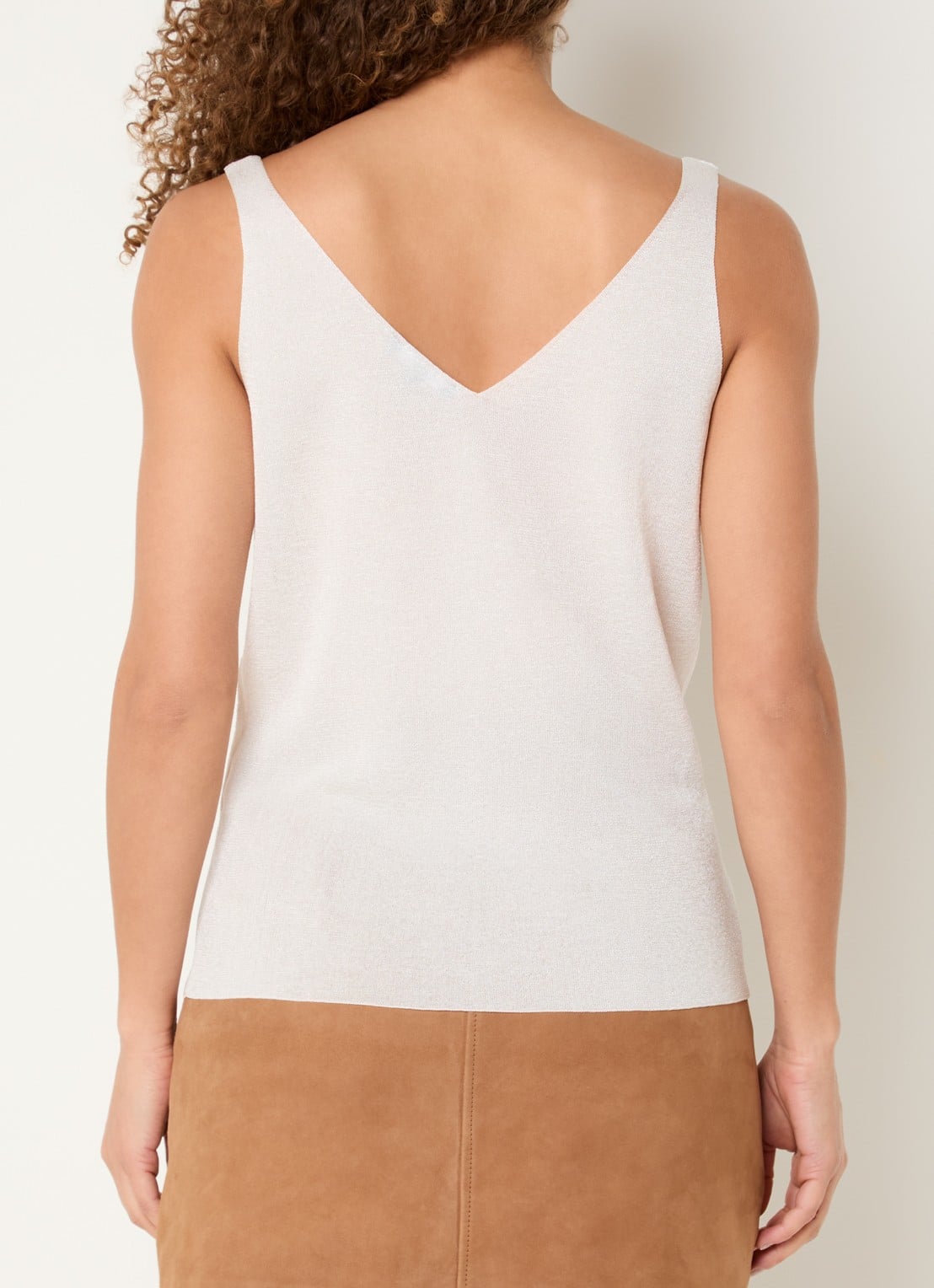 NIKKIE Indio top met strass - achterkant 3 wit