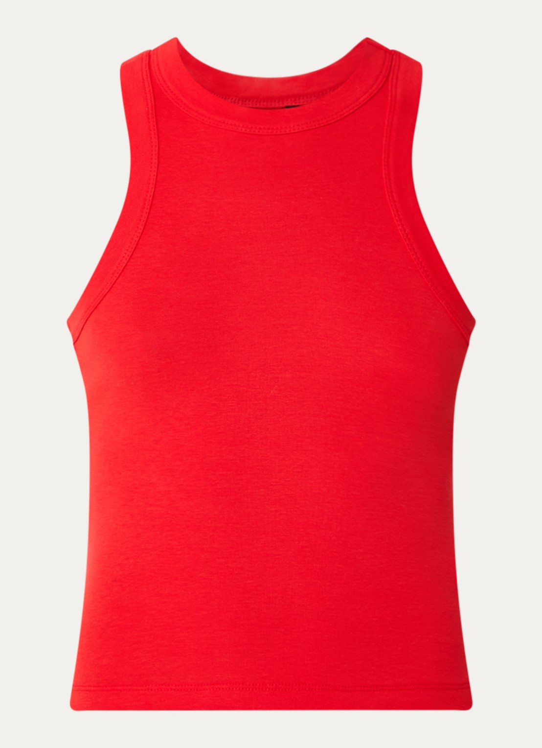 NIKKIE Irece tanktop met ronde hals  - voorkant 3 rood