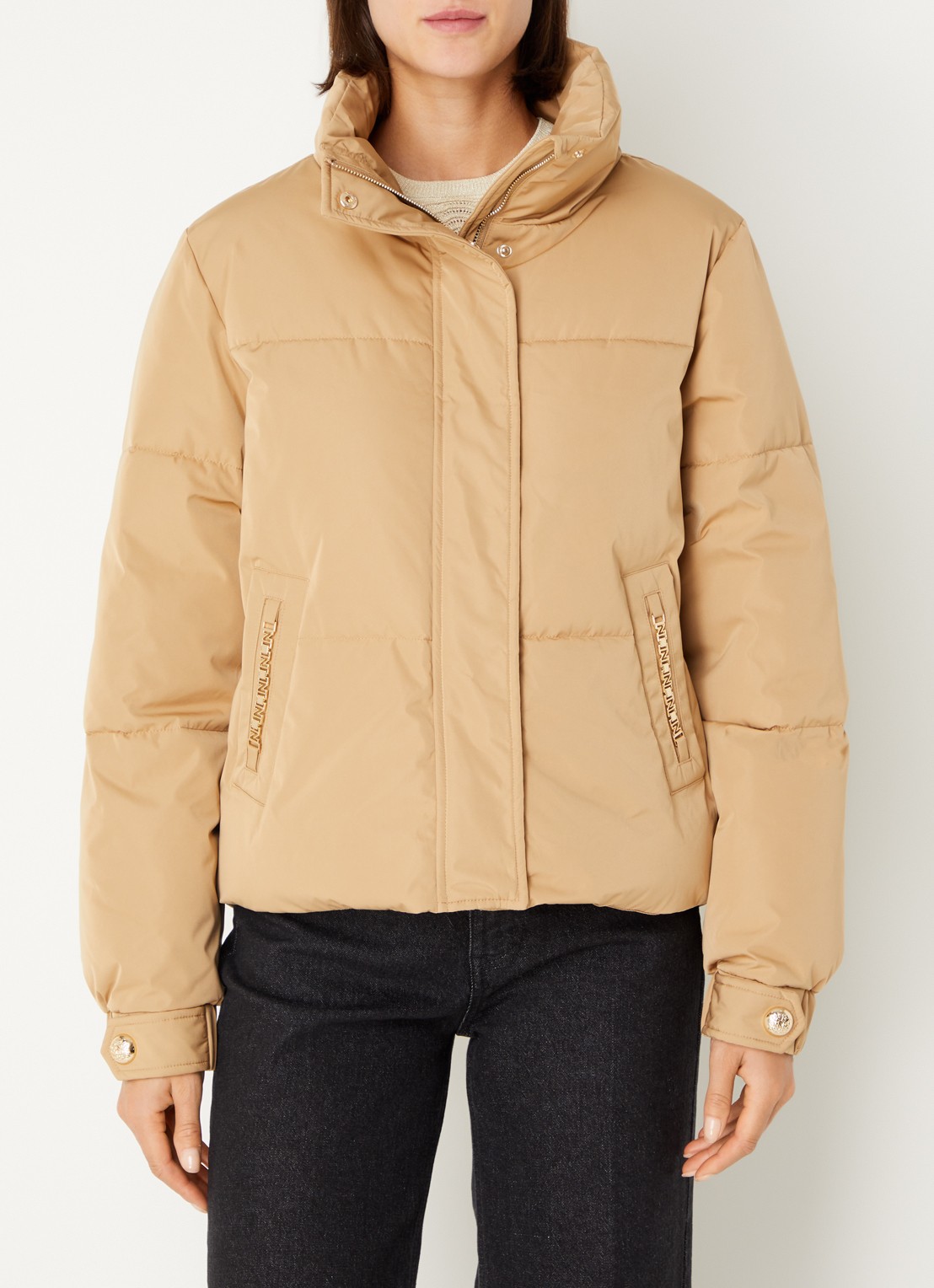 Lynn pufferjas - Beige