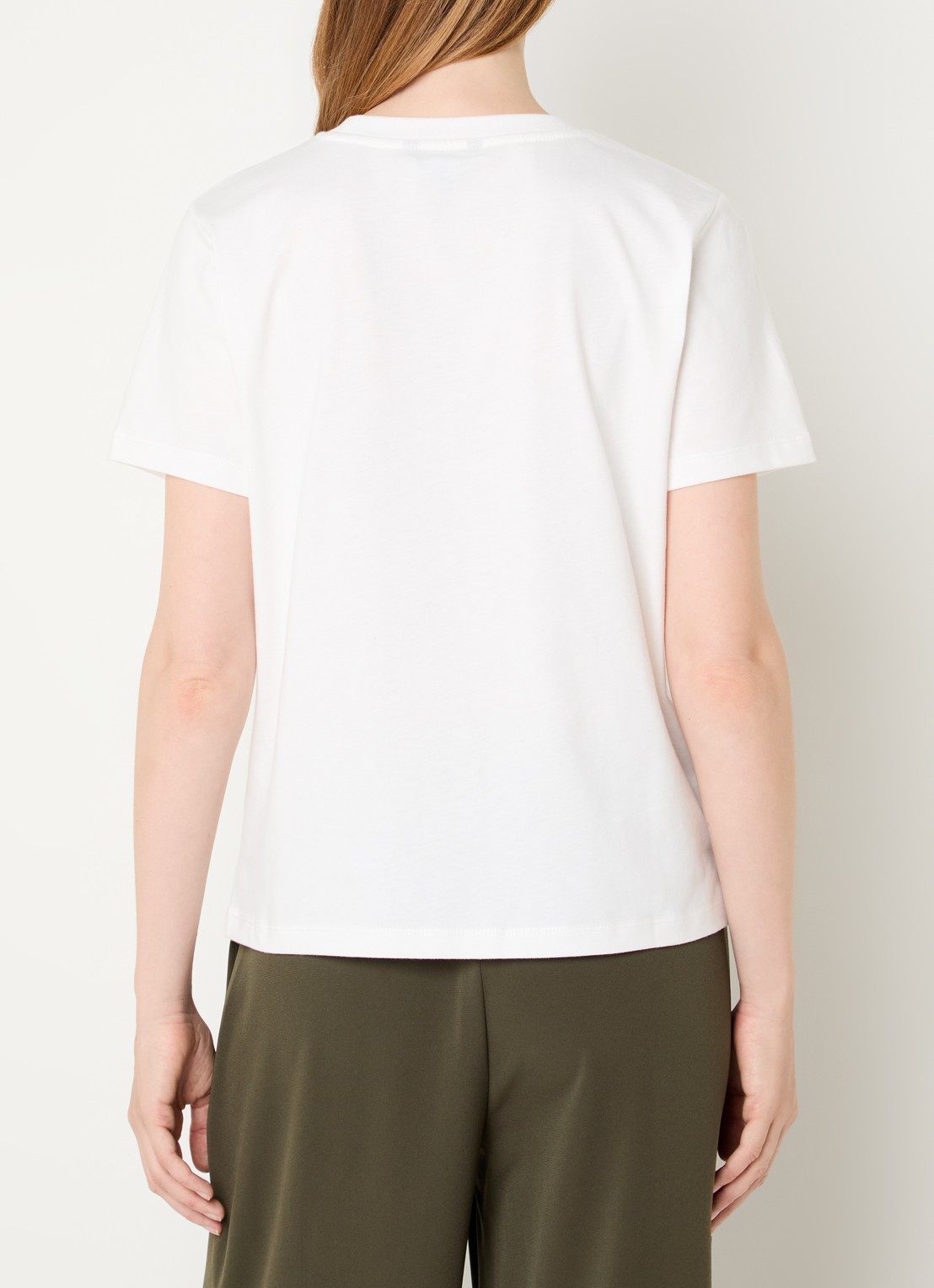 NIKKIE N Chains T-shirt met logo - achterkant 2 wit