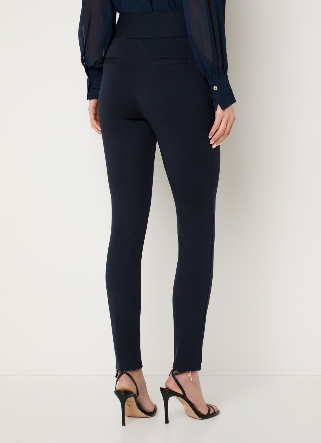 NIKKIE Pelhem high waist legging - achterkant donkerblauw