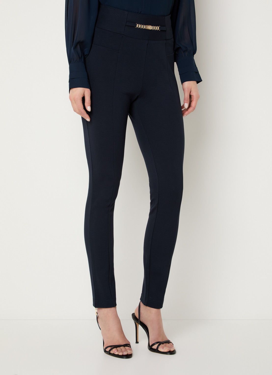 NIKKIE Pelhem high waist legging - detail 4 donkerblauw