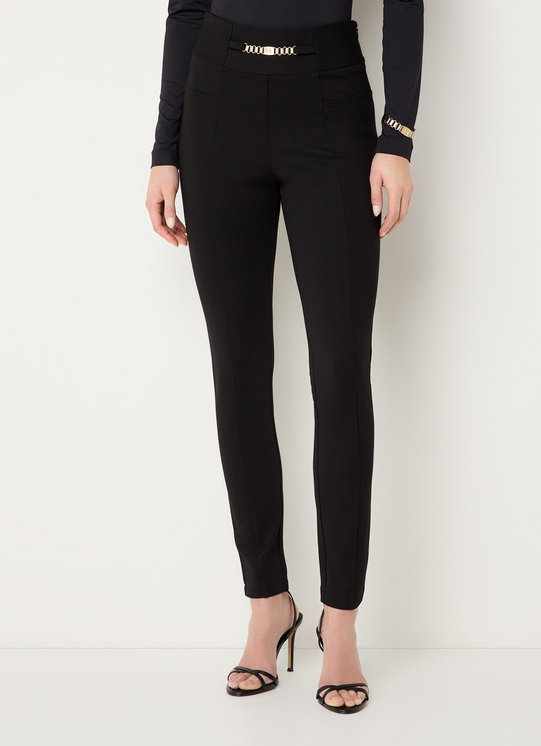 NIKKIE Pelhem high waist legging - detail zwart