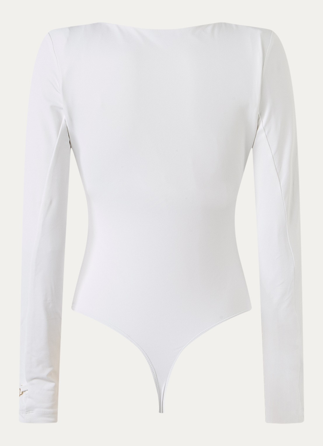 NIKKIE Pinole body met ronde hals - achterkant 4 wit