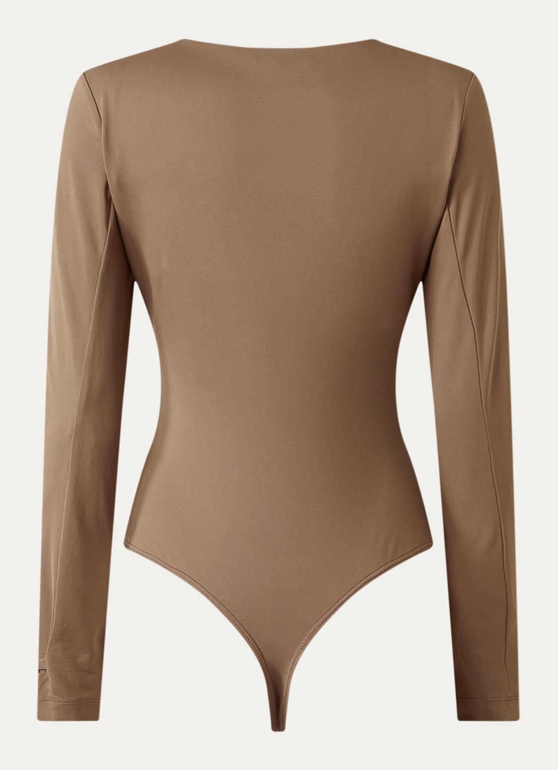 NIKKIE Pinole body met ronde hals - achterkant 4 lichtbruin