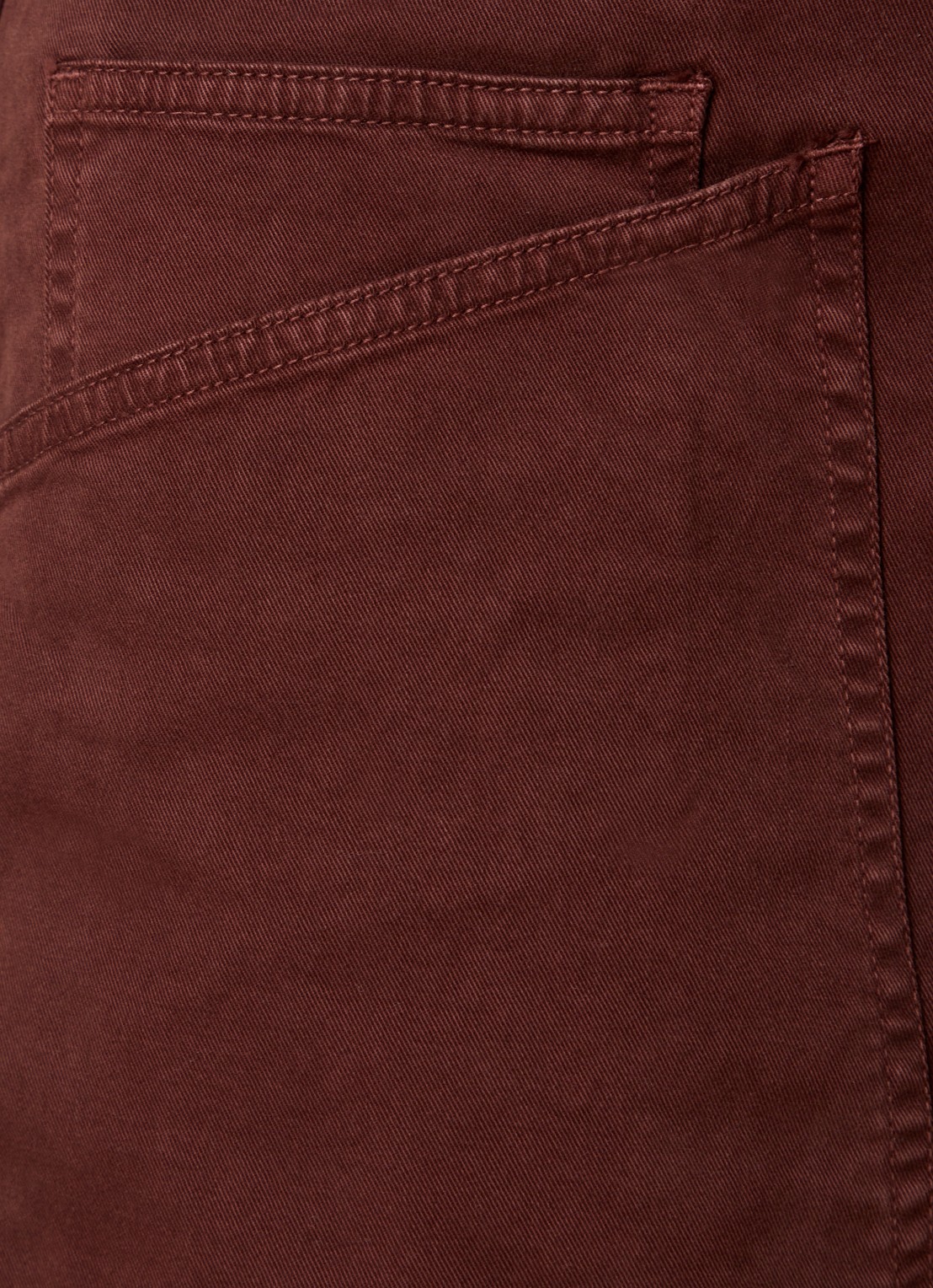 Nili Lotan Shon mid waist balloon fit broek met opgestikte zakken - detail 6 roodbruin