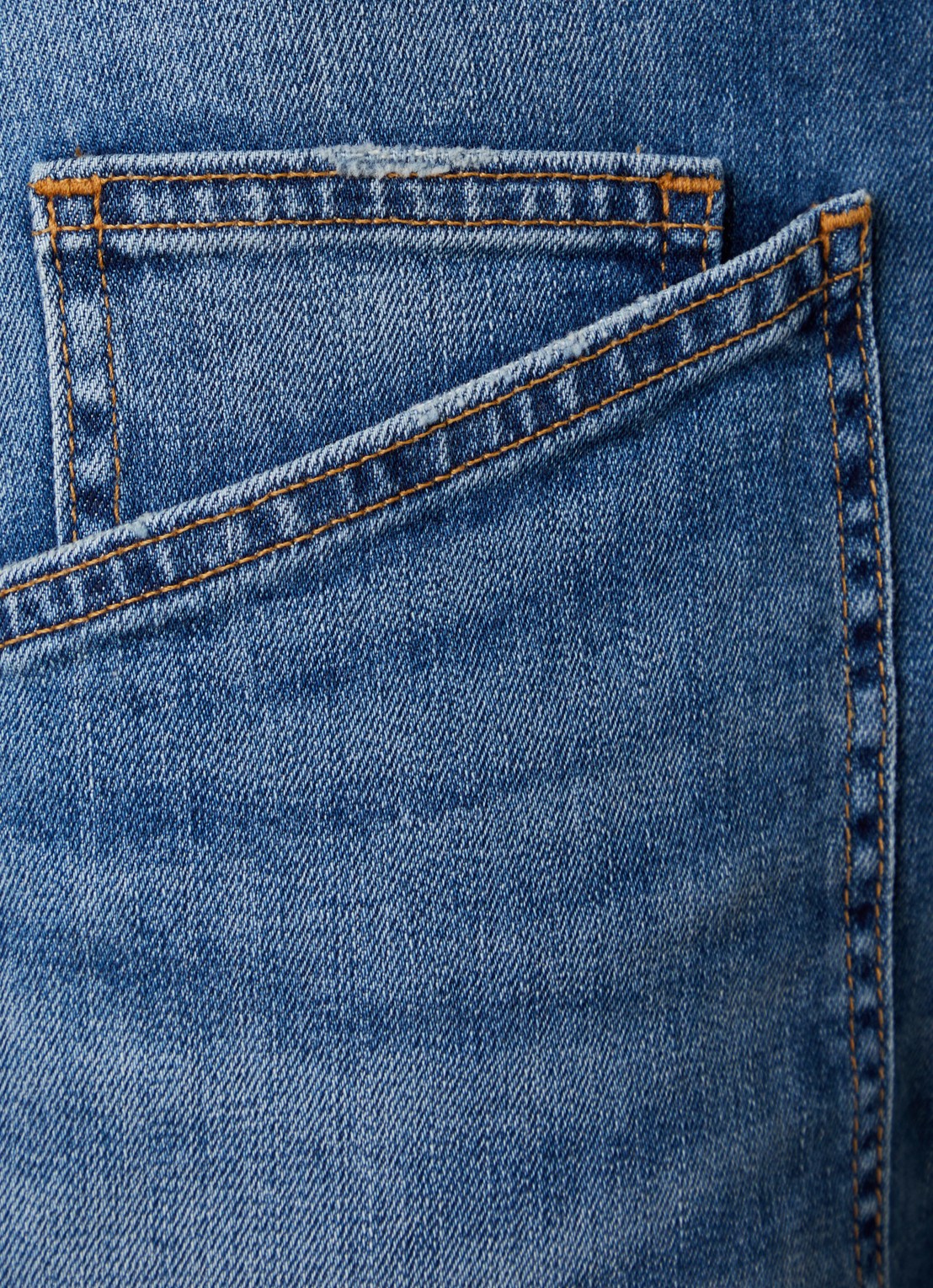 Nili Lotan Shon mid waist balloon jeans met medium wassing - detail 6 indigo