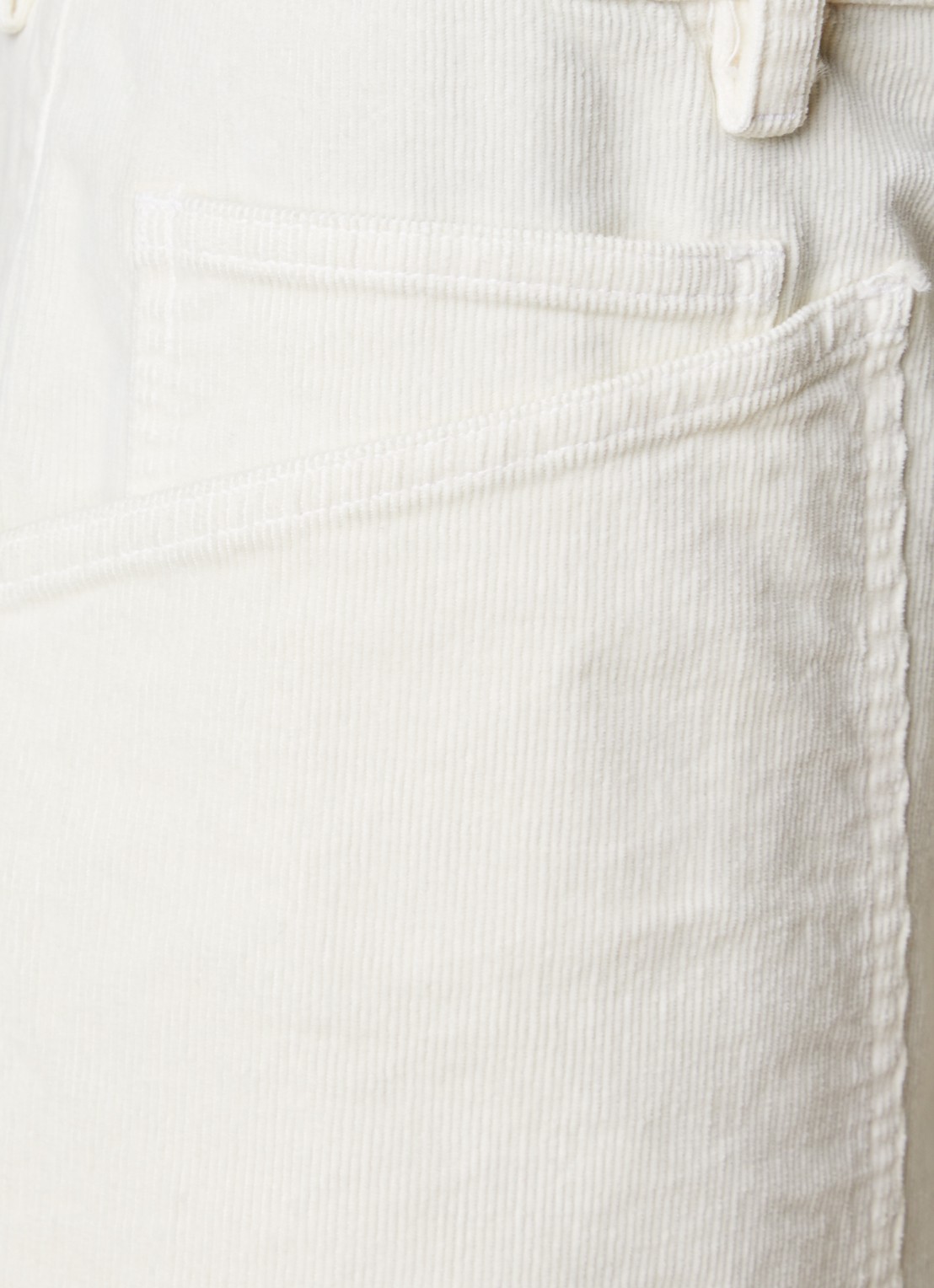 Nili Lotan Shon mid waist wide fit jeans met gekleurde wassing - detail 3 gebroken wit