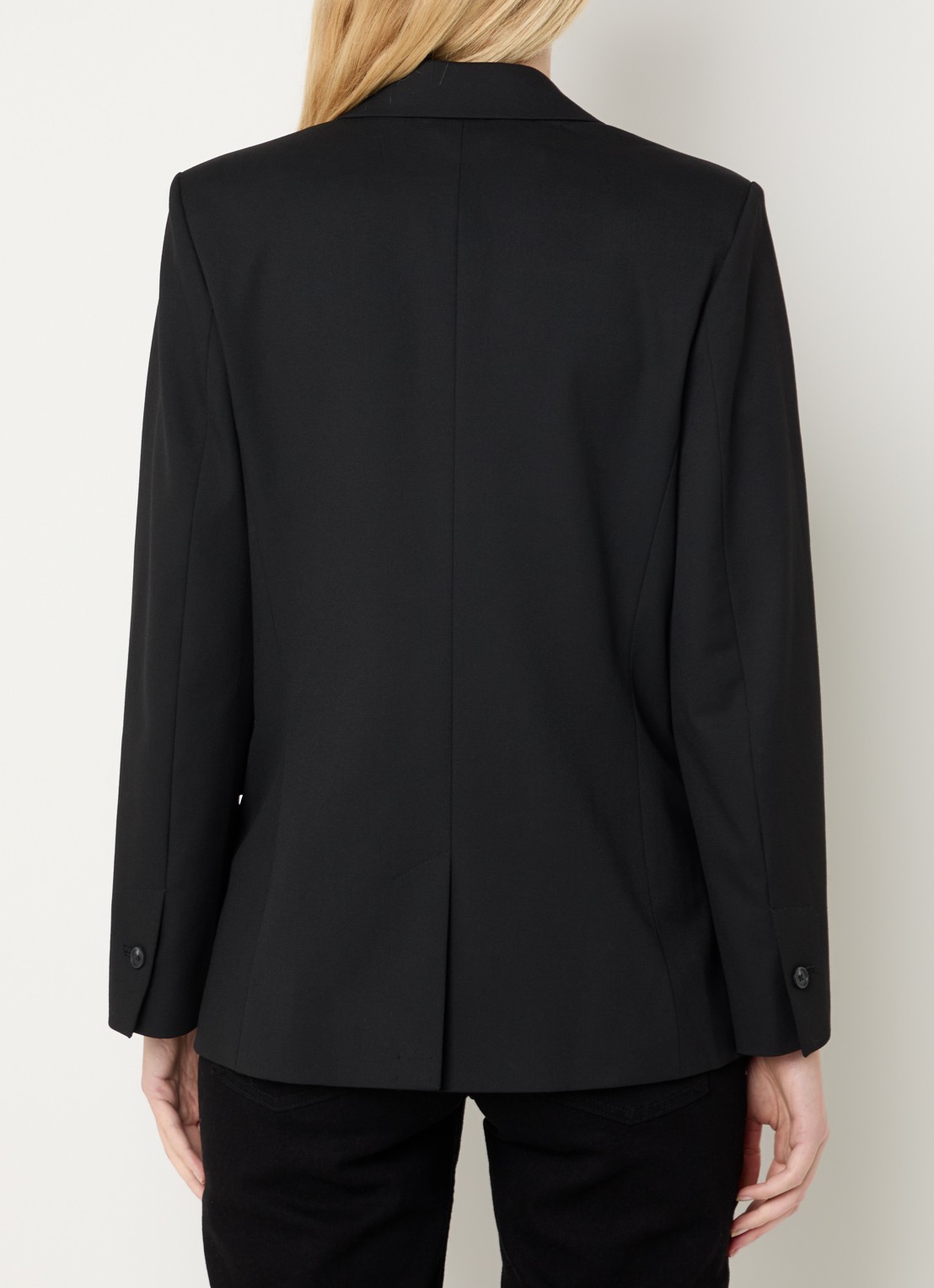 Ninepine Blazer met klepzakken en stretch - achterkant 2 zwart