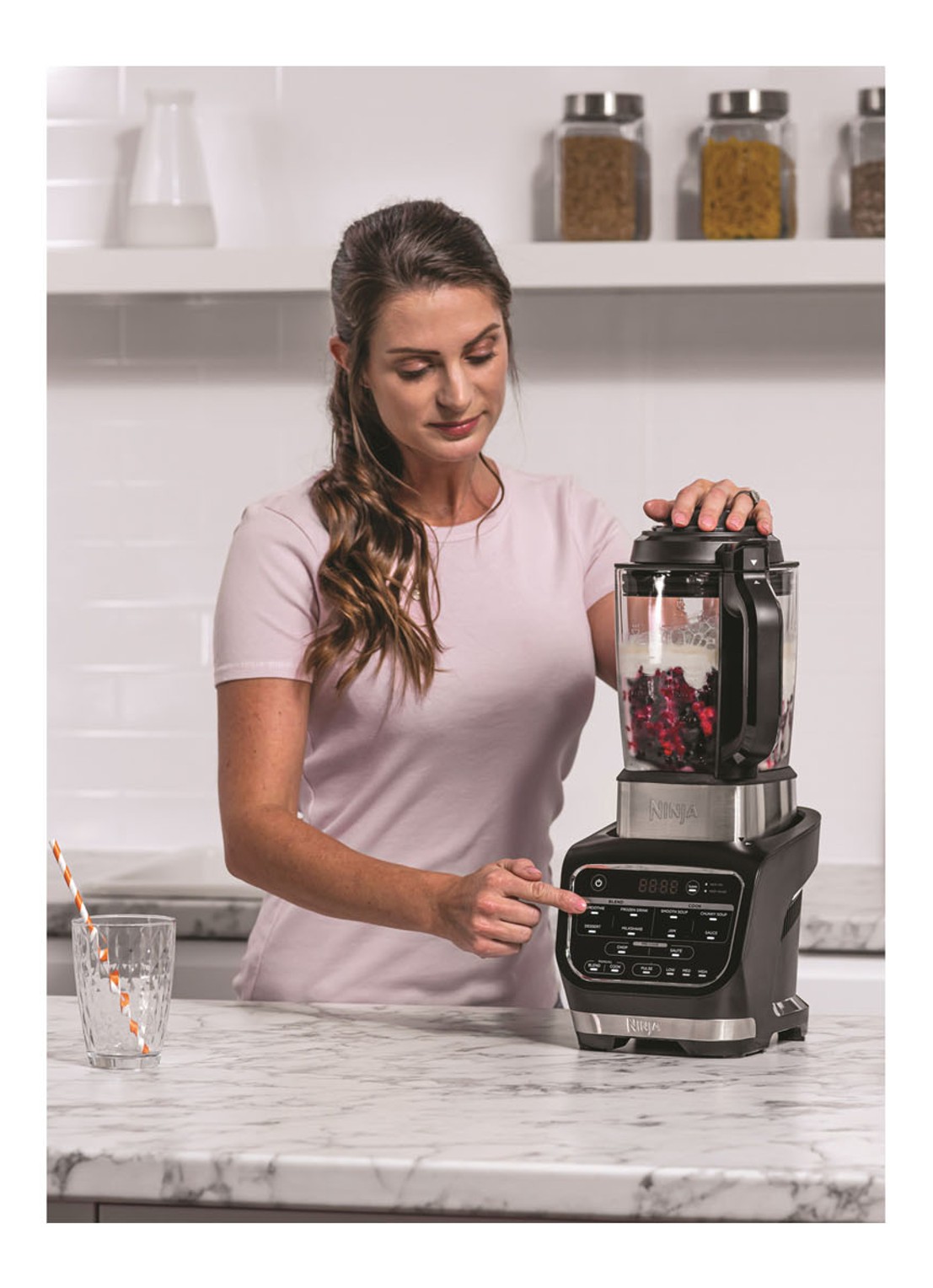 Ninja 2-in-1 soepmaker en blender HB150EU - detail 4 zilver
