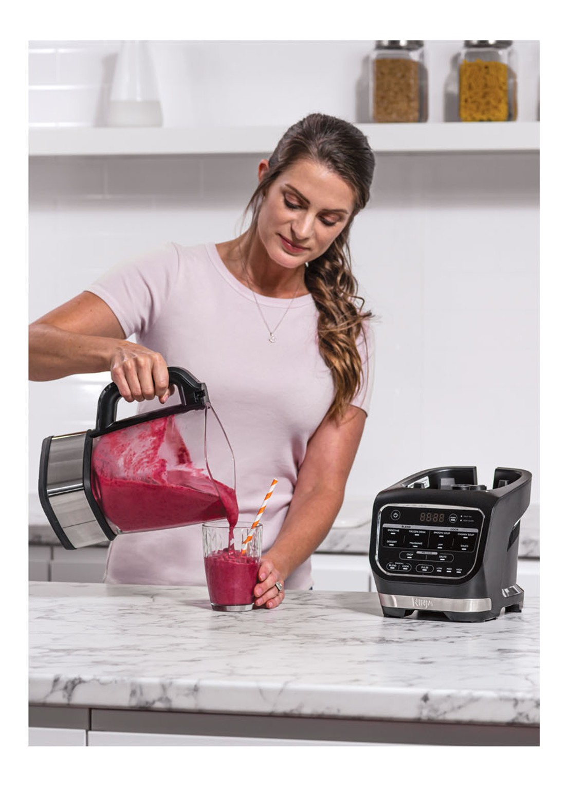 Ninja 2-in-1 soepmaker en blender HB150EU - detail 5 zilver