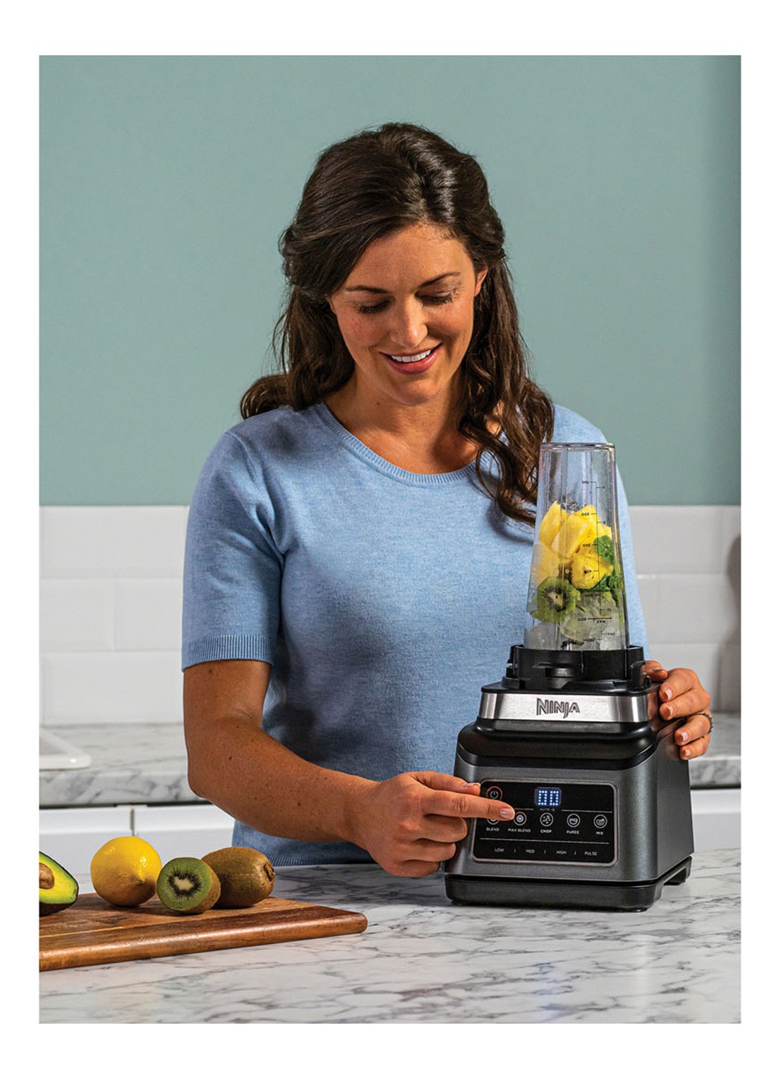 Ninja 3-in-1 food processor keukenmachine BN800EU - achterkant 4 zilver