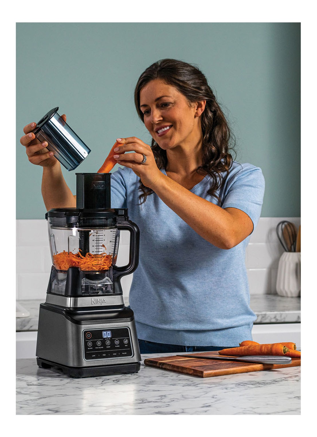 Ninja 3-in-1 food processor keukenmachine BN800EU - detail 2 zilver