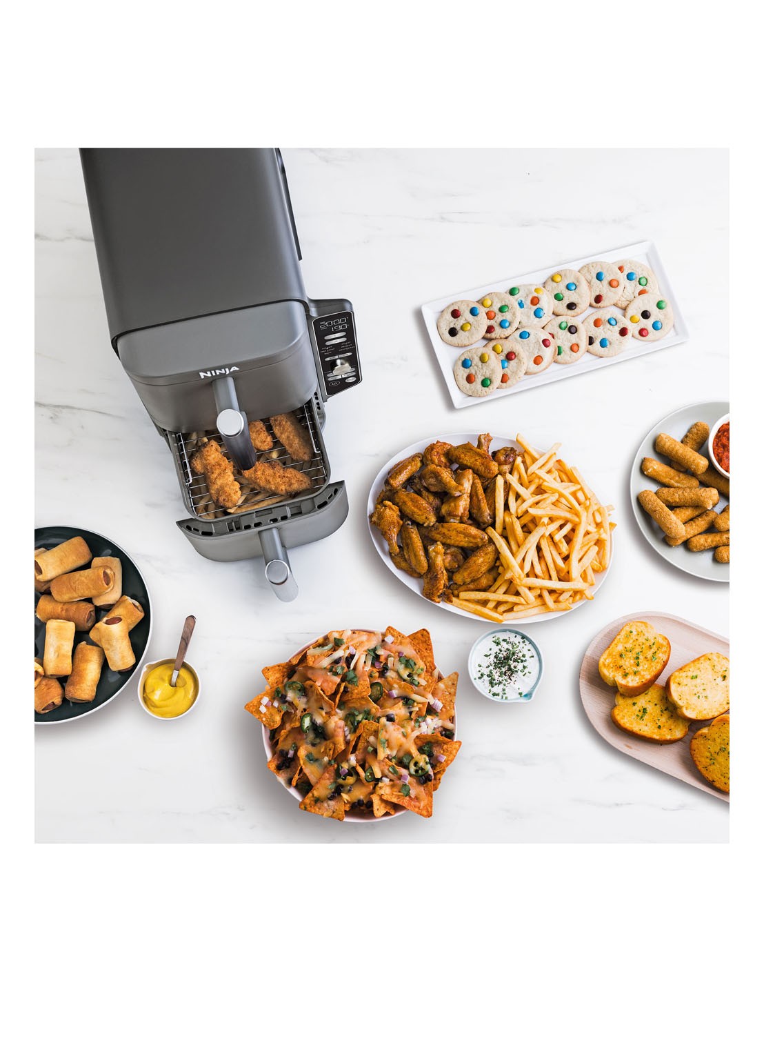 Ninja Airfryer SL400EU - detail 4 grijs