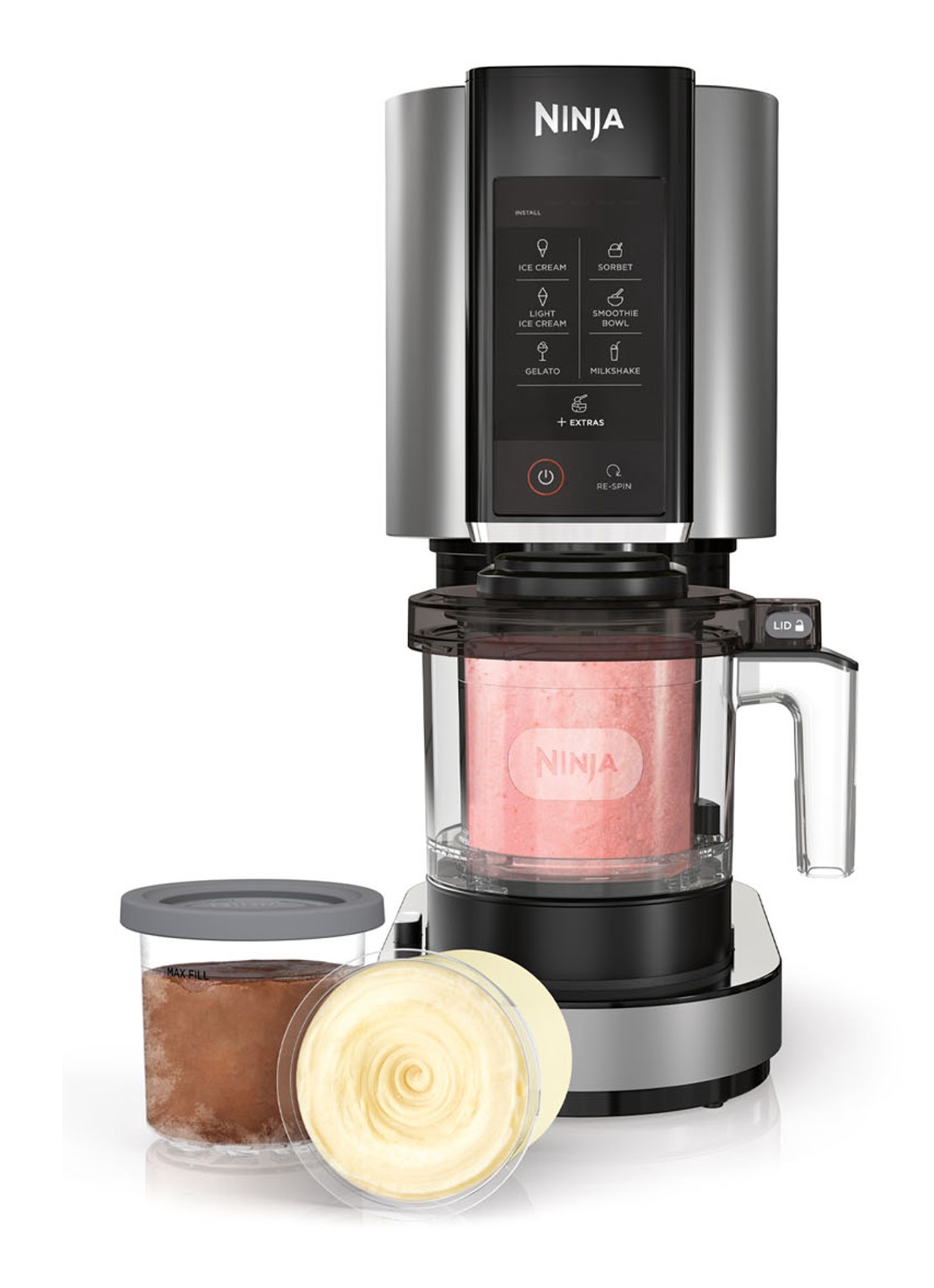 Ninja Creami IJsmaker keukenmachine NC300EU - voorkant 2 zwart