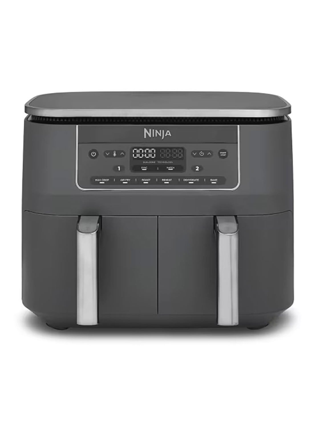 Ninja Dual Zone airfryer 7,6 liter DZ300EU - voorkant zwart