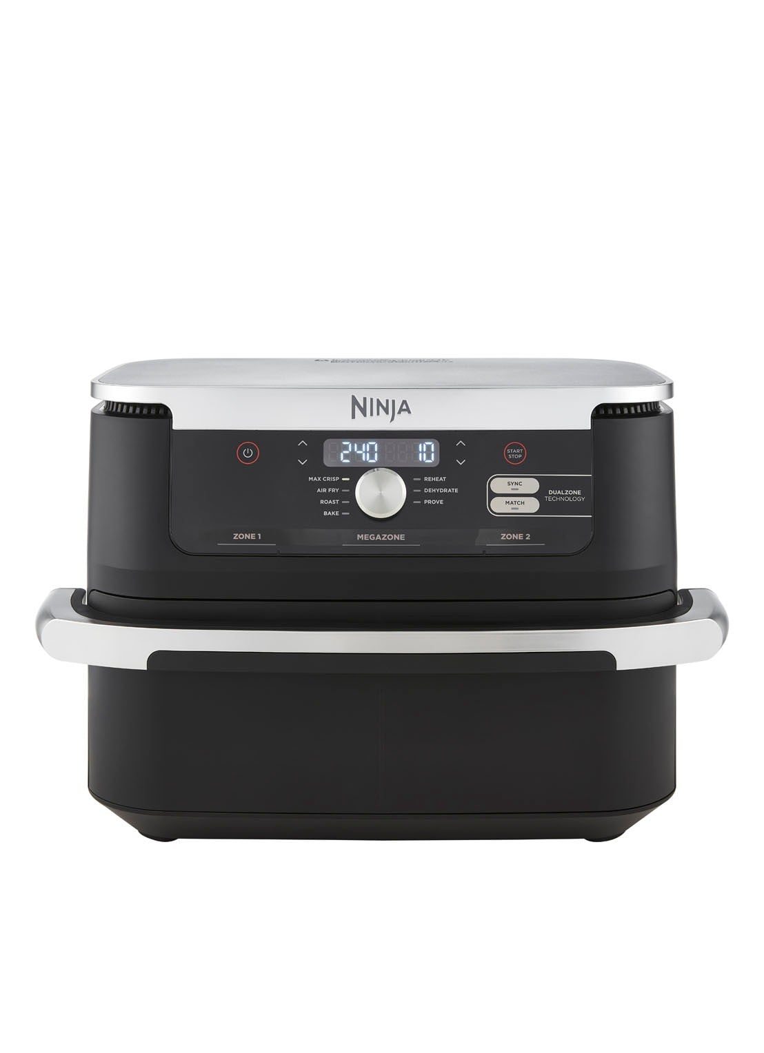Ninja Flexdrawer dubbele airfryer AF500EU  - voorkant 5 zwart