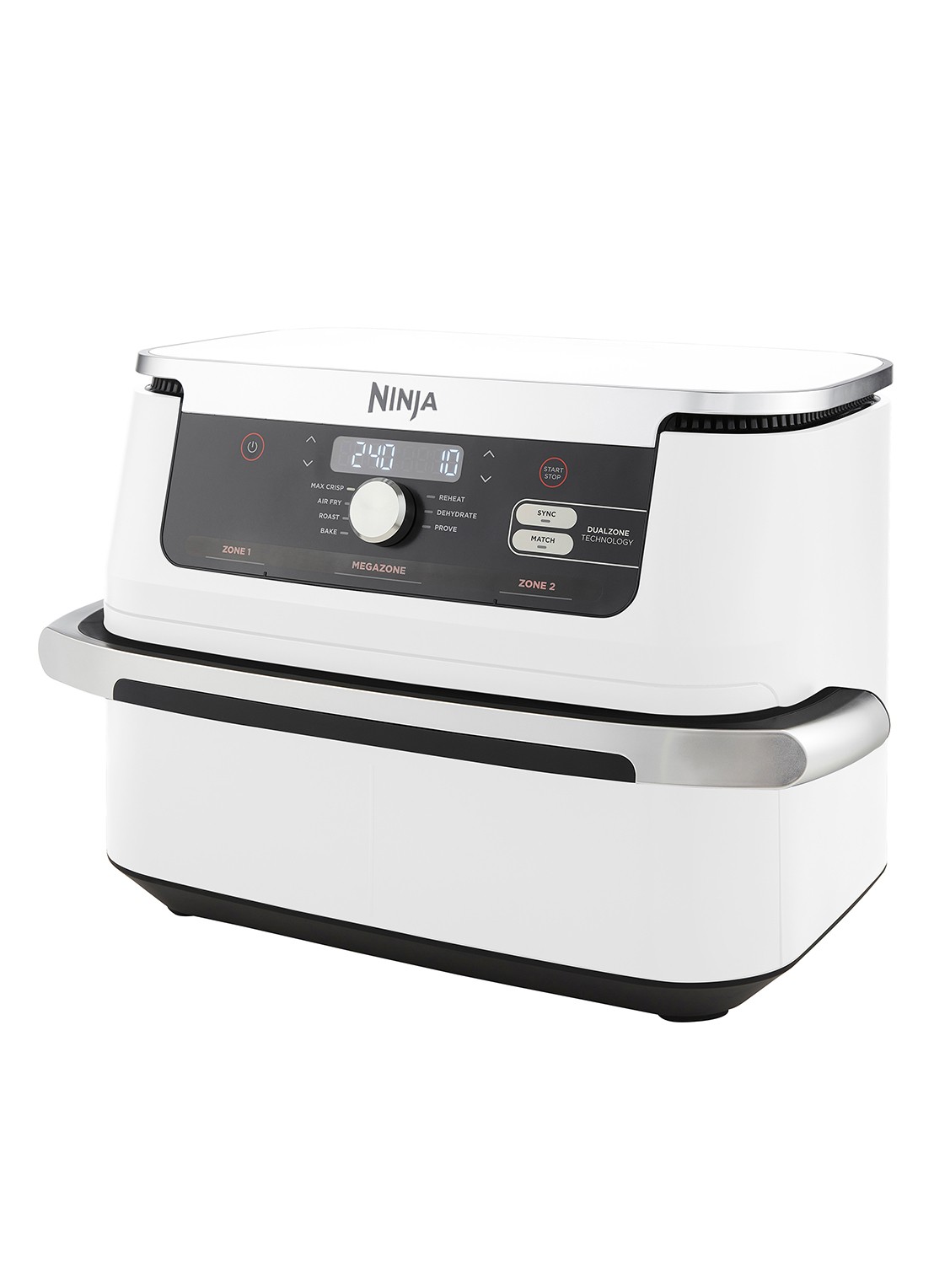 Ninja Foodi Flexdrawer Double airfryer 10,4 liter AF500EUWH - detail 3 wit