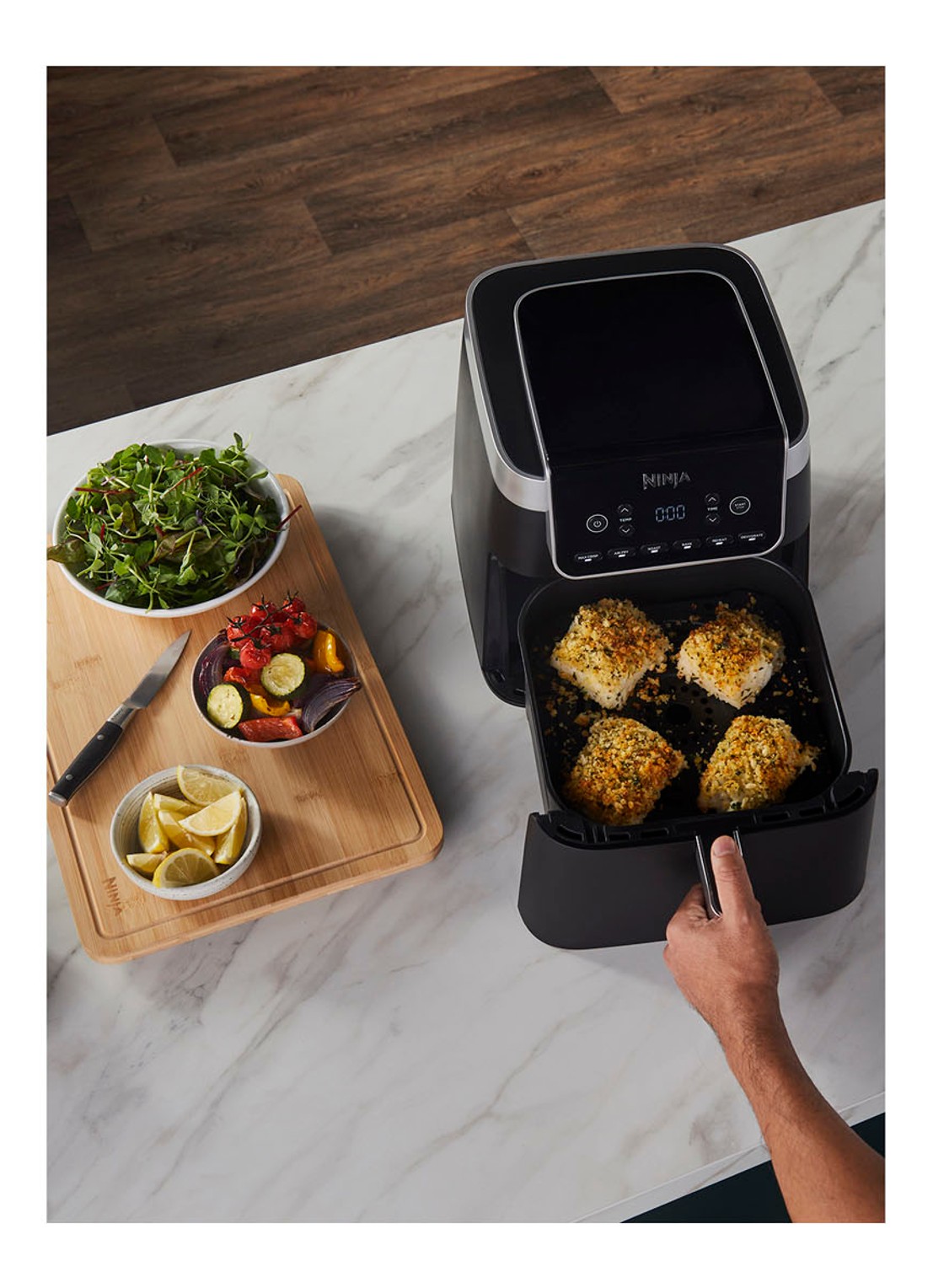 Ninja Max Pro airfryer AF180EU - detail zwart