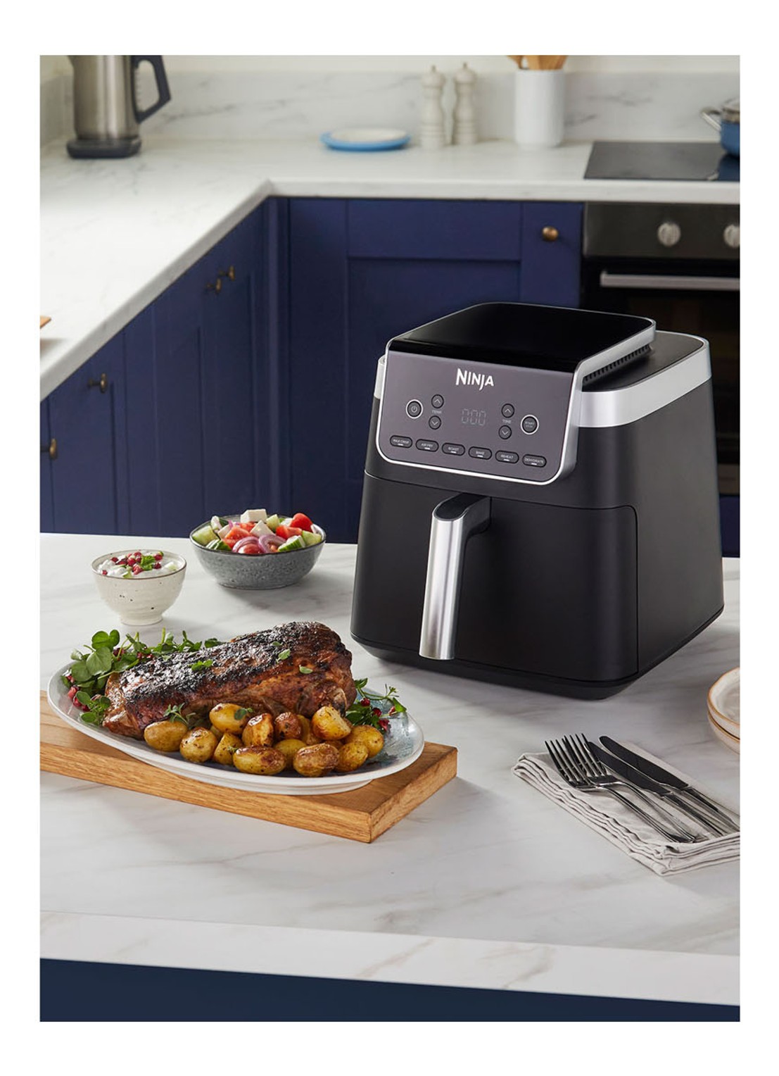 Ninja Max Pro airfryer AF180EU - voorkant 4 zwart
