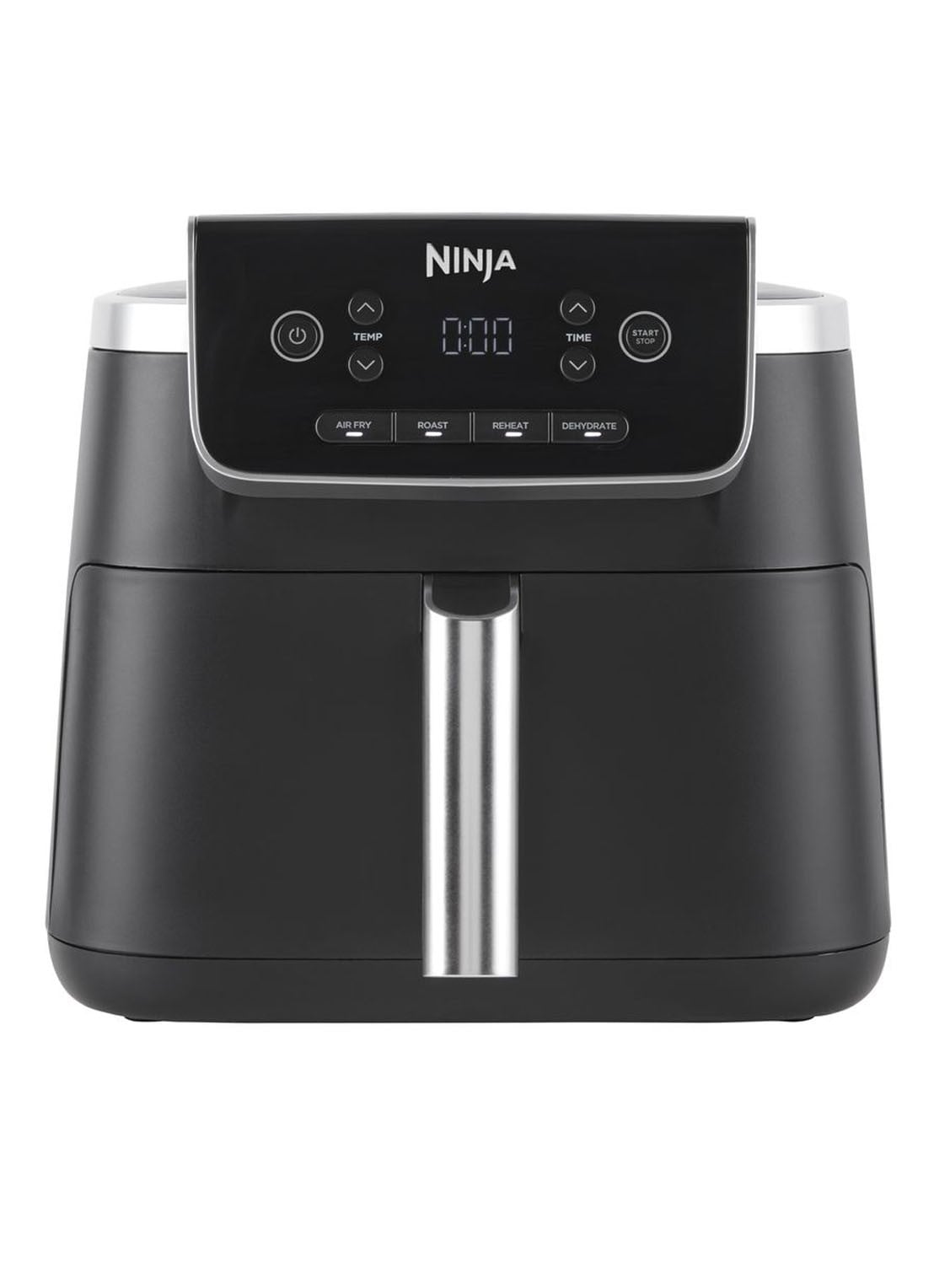 Ninja PRO airfryer 4,7 liter AF140EU - voorkant 4 zwart