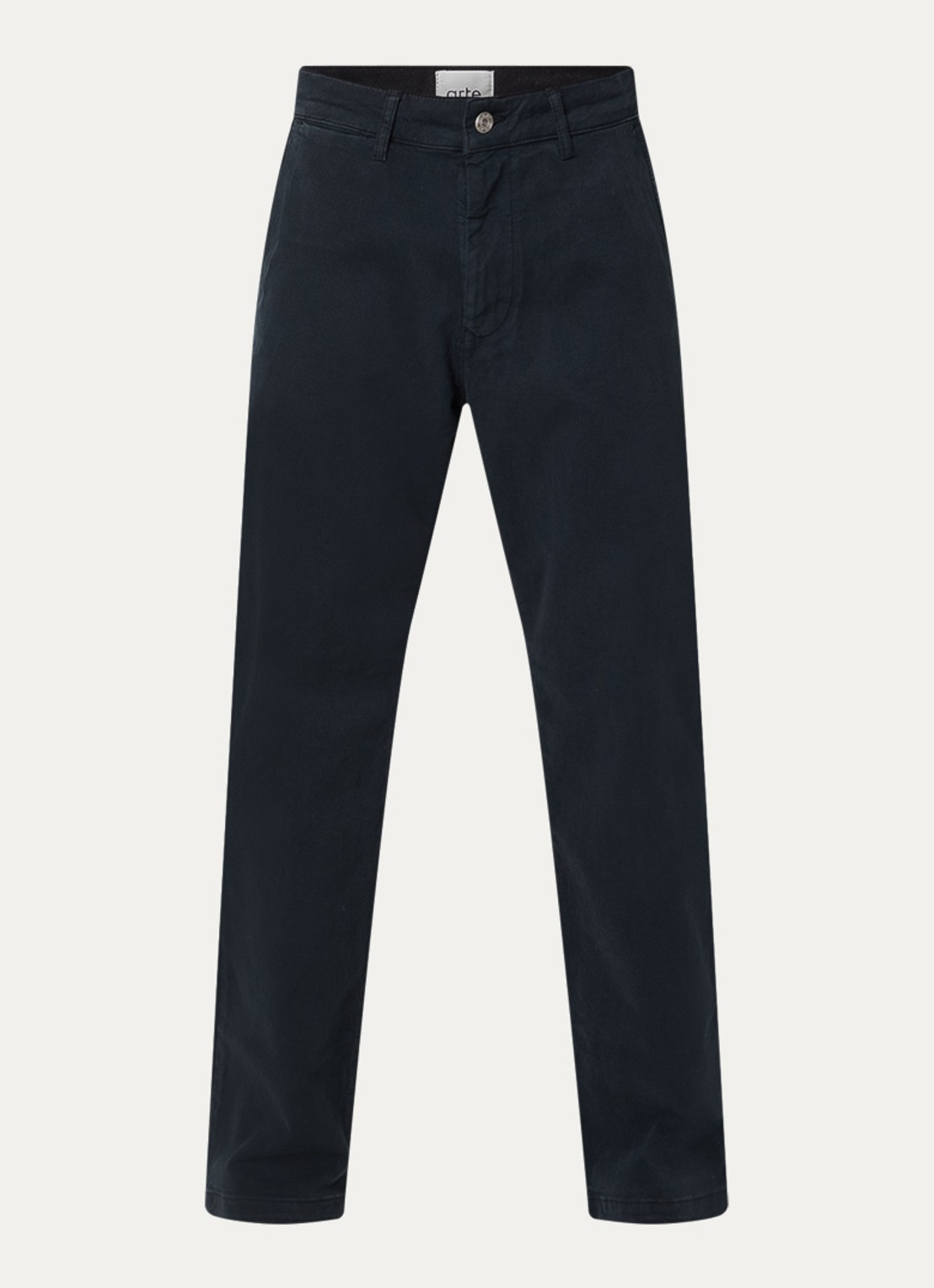 NN.07 Aden straight fit chino met steekzakken - voorkant 2 donkerblauw