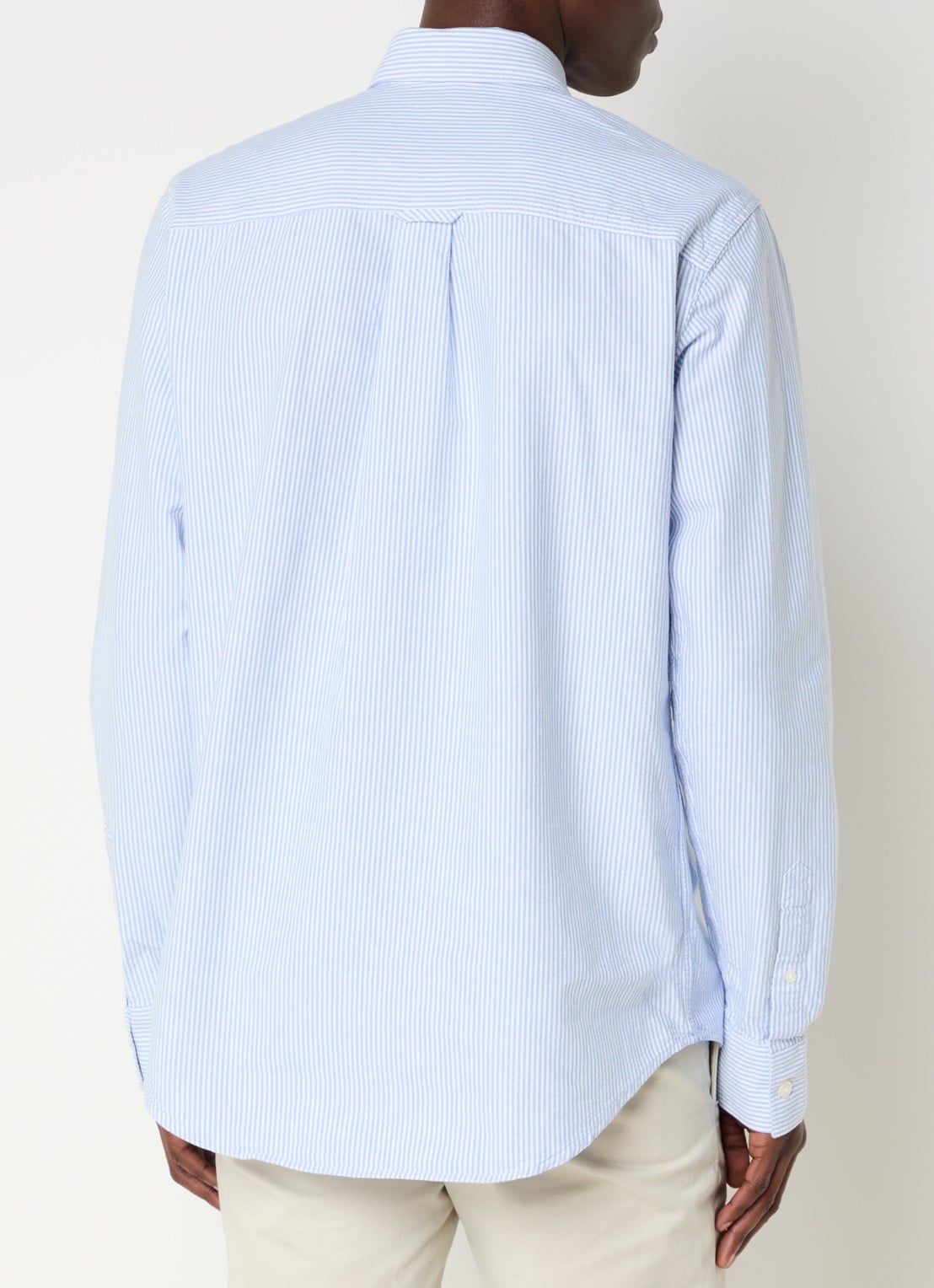 NN.07 Colby regular fit overhemd van  katoen - achterkant blauw