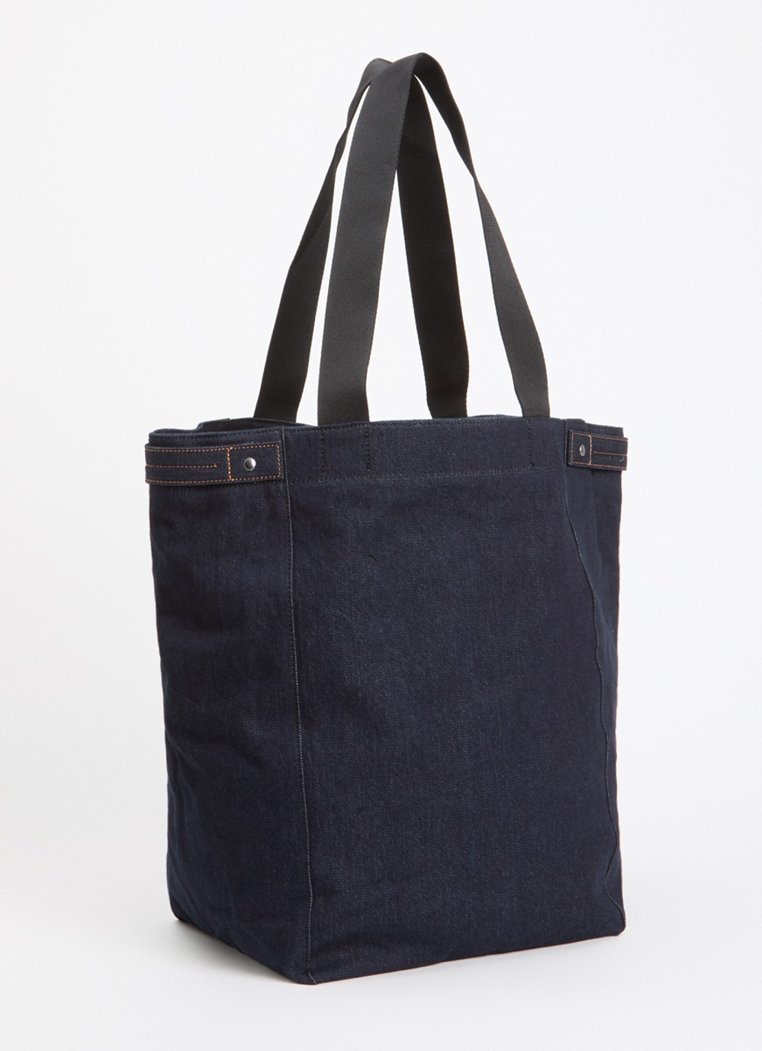 NN.07 Grip schoudertas van denim  - achterkant 5 indigo