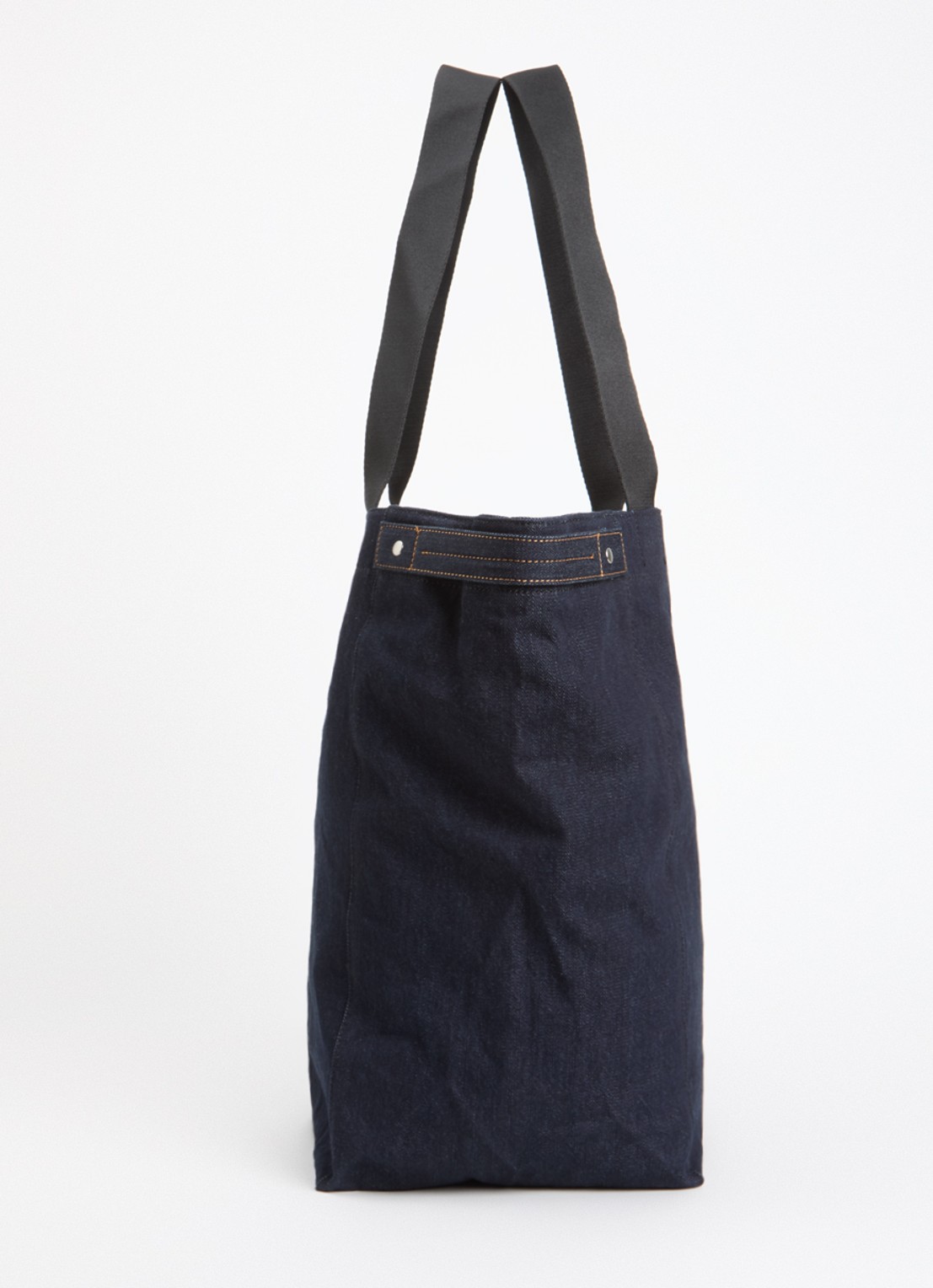 NN.07 Grip schoudertas van denim  - detail 2 indigo