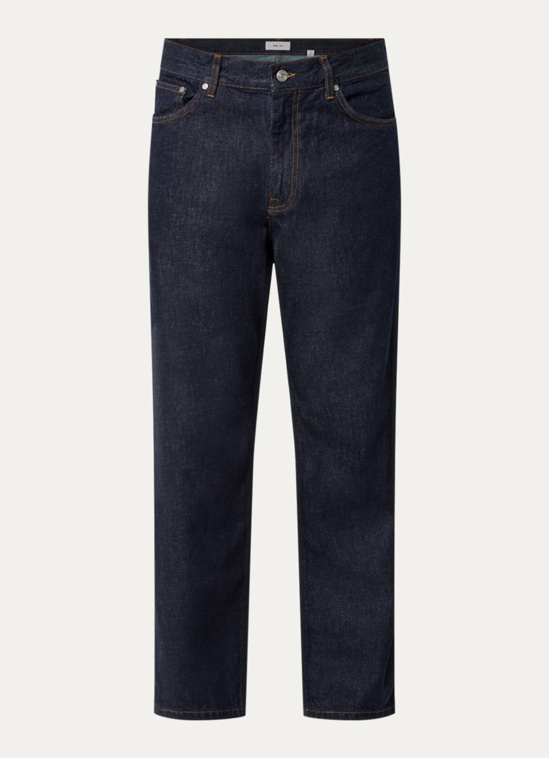 NN.07 Otis straight leg jeans met donkere wassing - voorkant 3 indigo