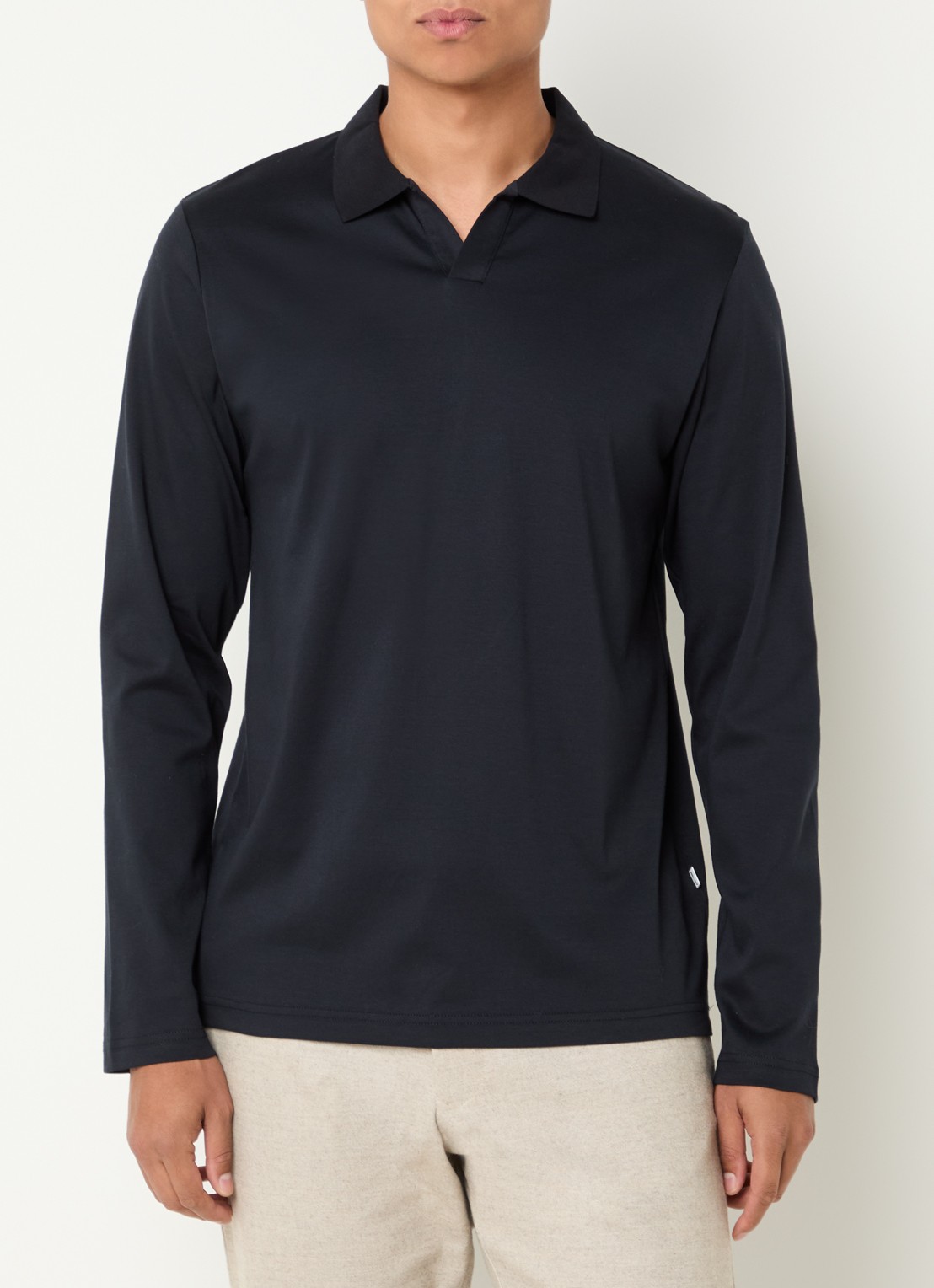 NN.07 Paul regular fit polo - detail blauw