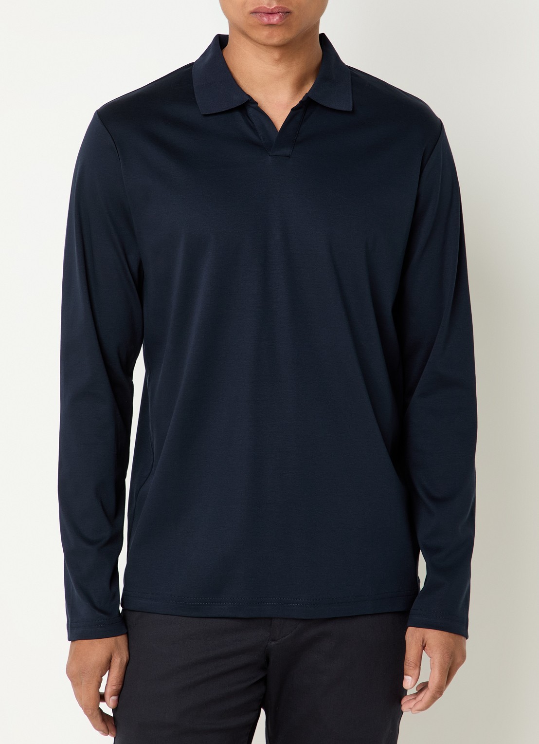 NN.07 Paul regular fit polo - detail donkerblauw