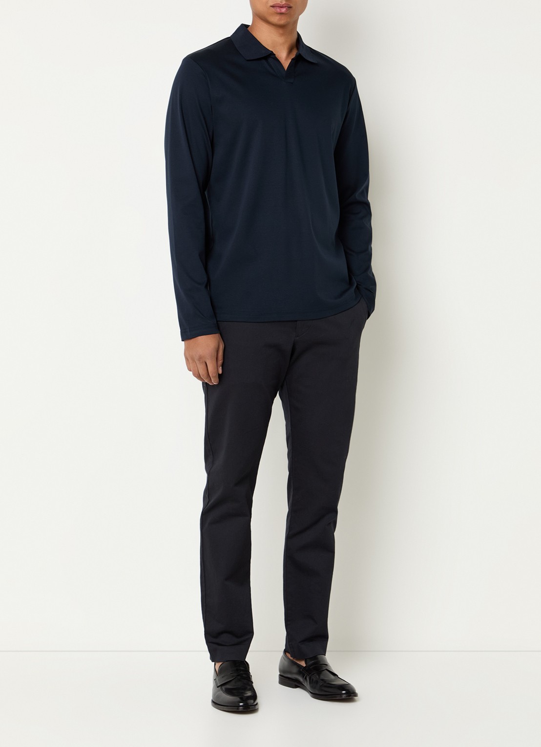 NN.07 Paul regular fit polo - voorkant 3 donkerblauw