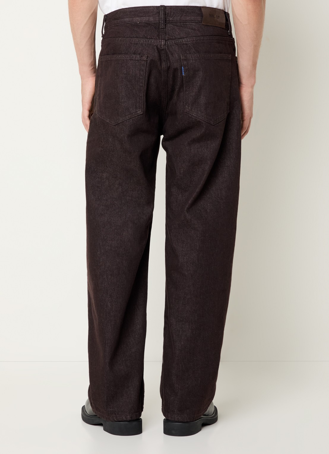 NN.07 Ross loose fit jeans met gekleurde wassing - achterkant 5 bruin