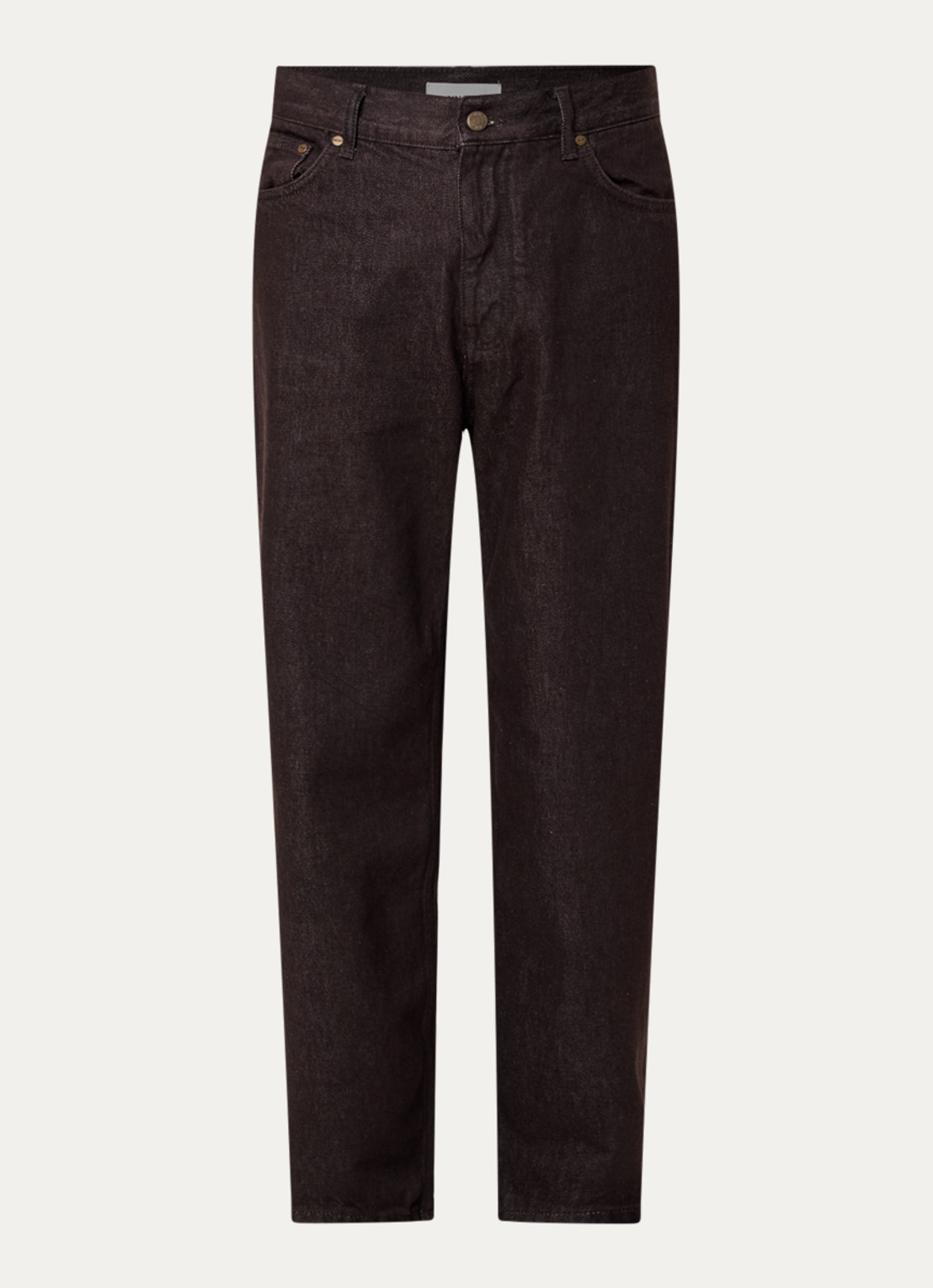 NN.07 Ross loose fit jeans met gekleurde wassing - voorkant bruin