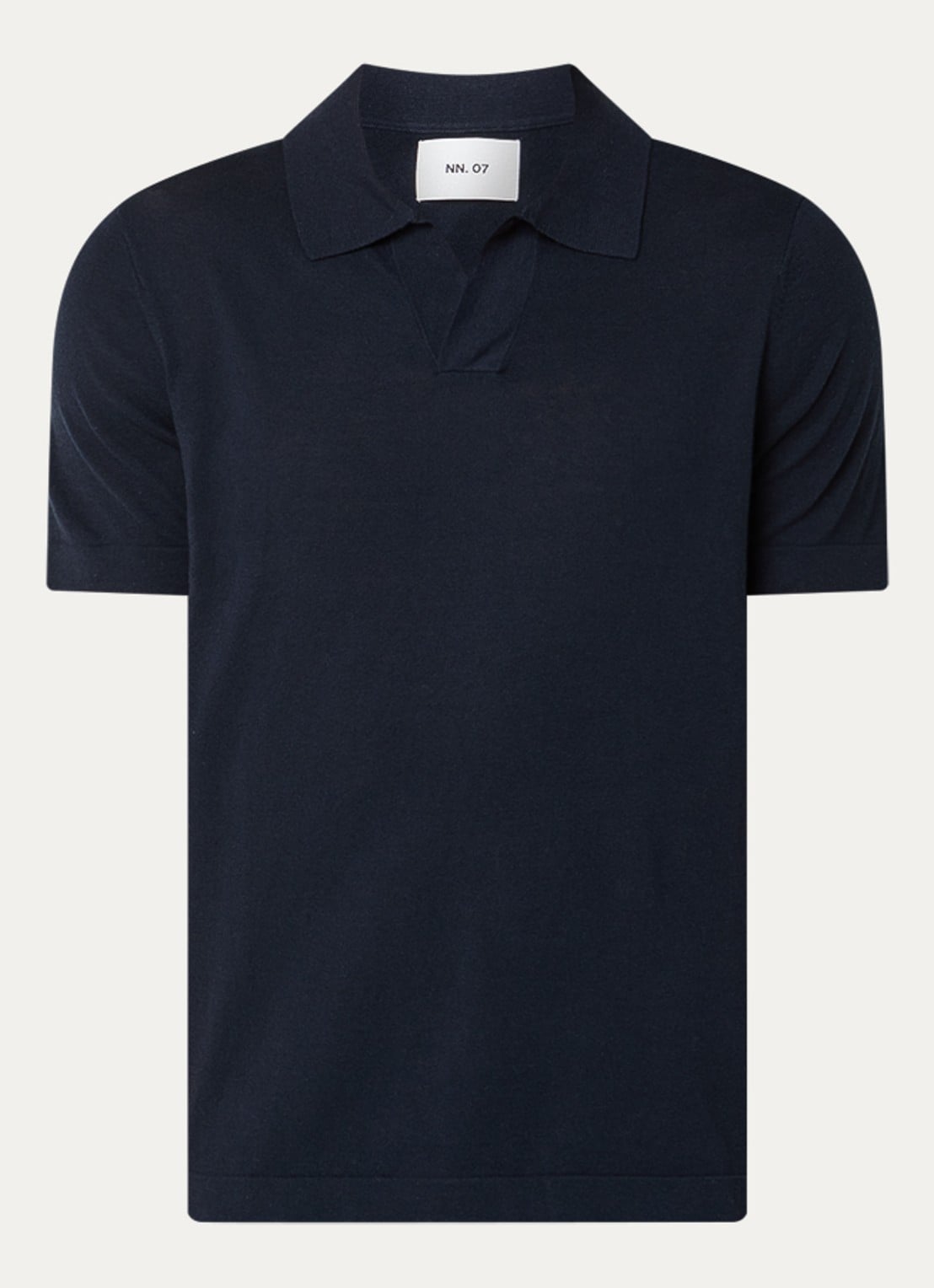 NN.07 Ryan regular fit polo met stretch - voorkant 3 donkerblauw