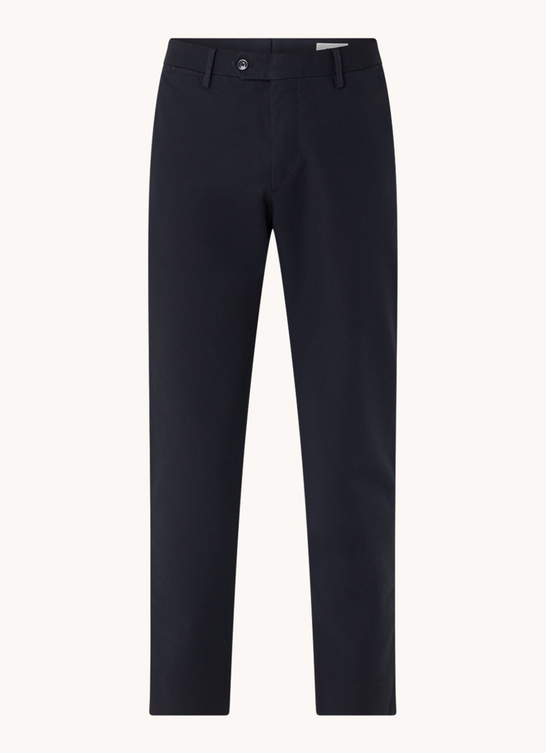 NN.07 Wilhelm tapered fit pantalon met steekzakken - voorkant 4 donkerblauw