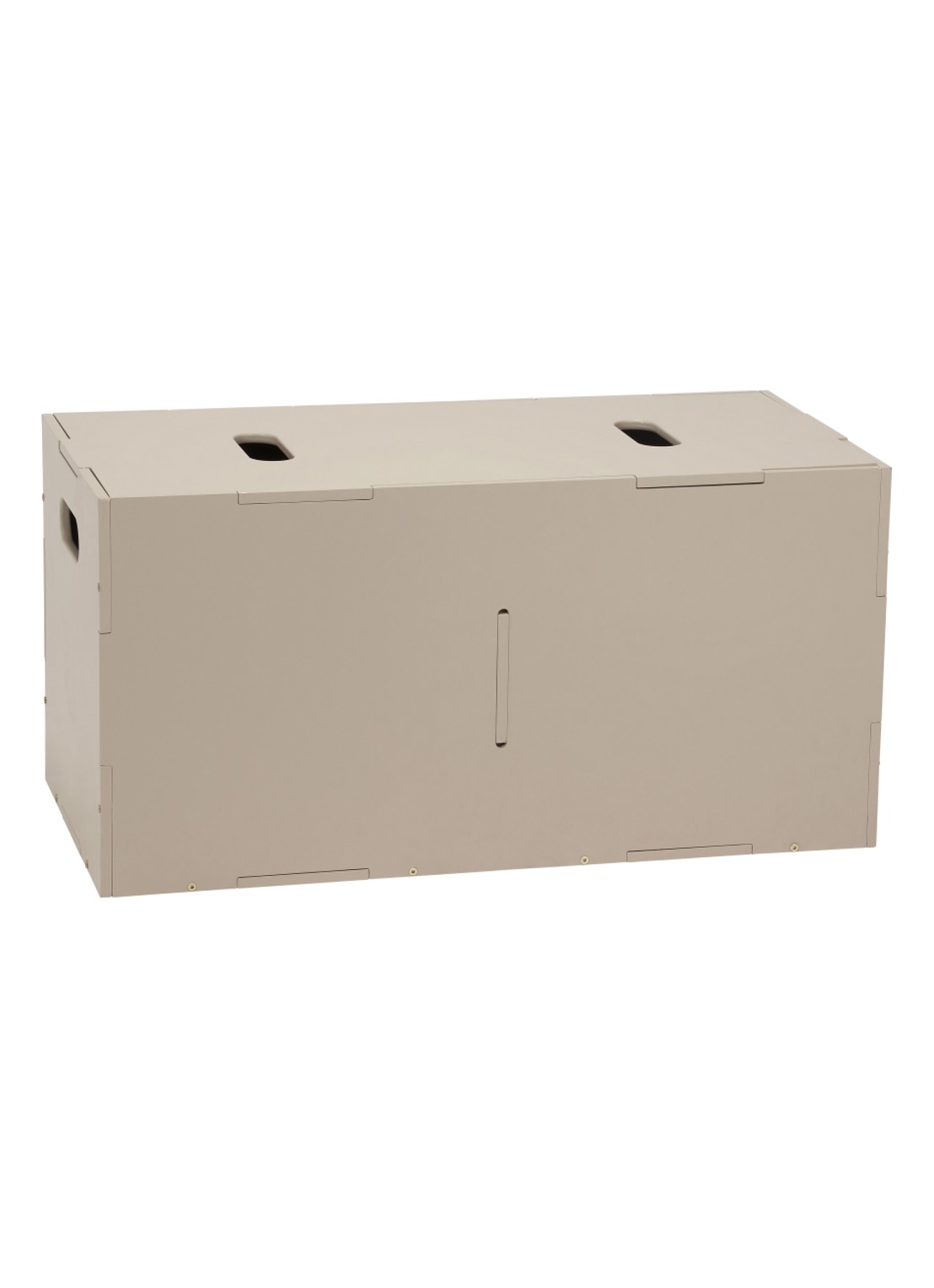 Nofred Cube Long opbergbak  - voorkant beige