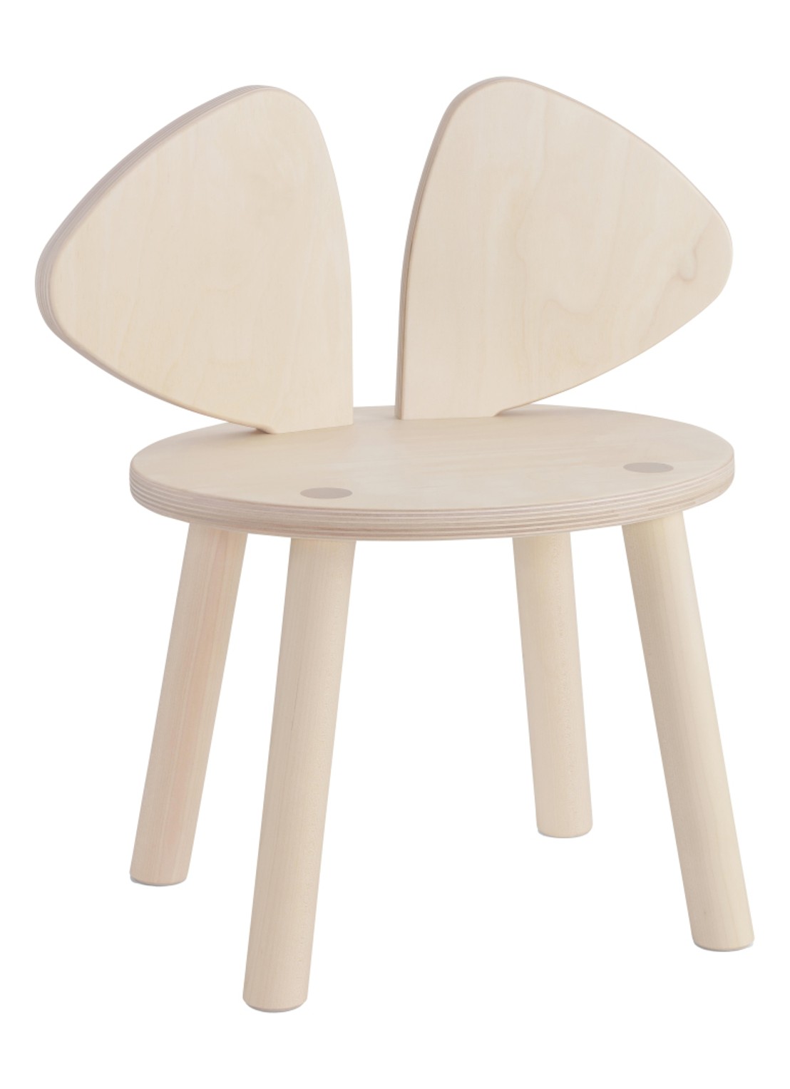 Nofred Mouse kinderstoel  - voorkant beige