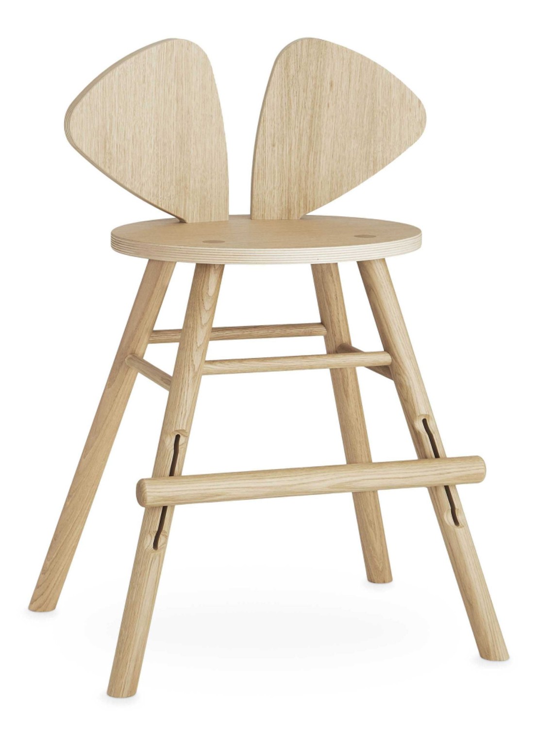 Nofred Mouse Tall kinderstoel  - voorkant beige