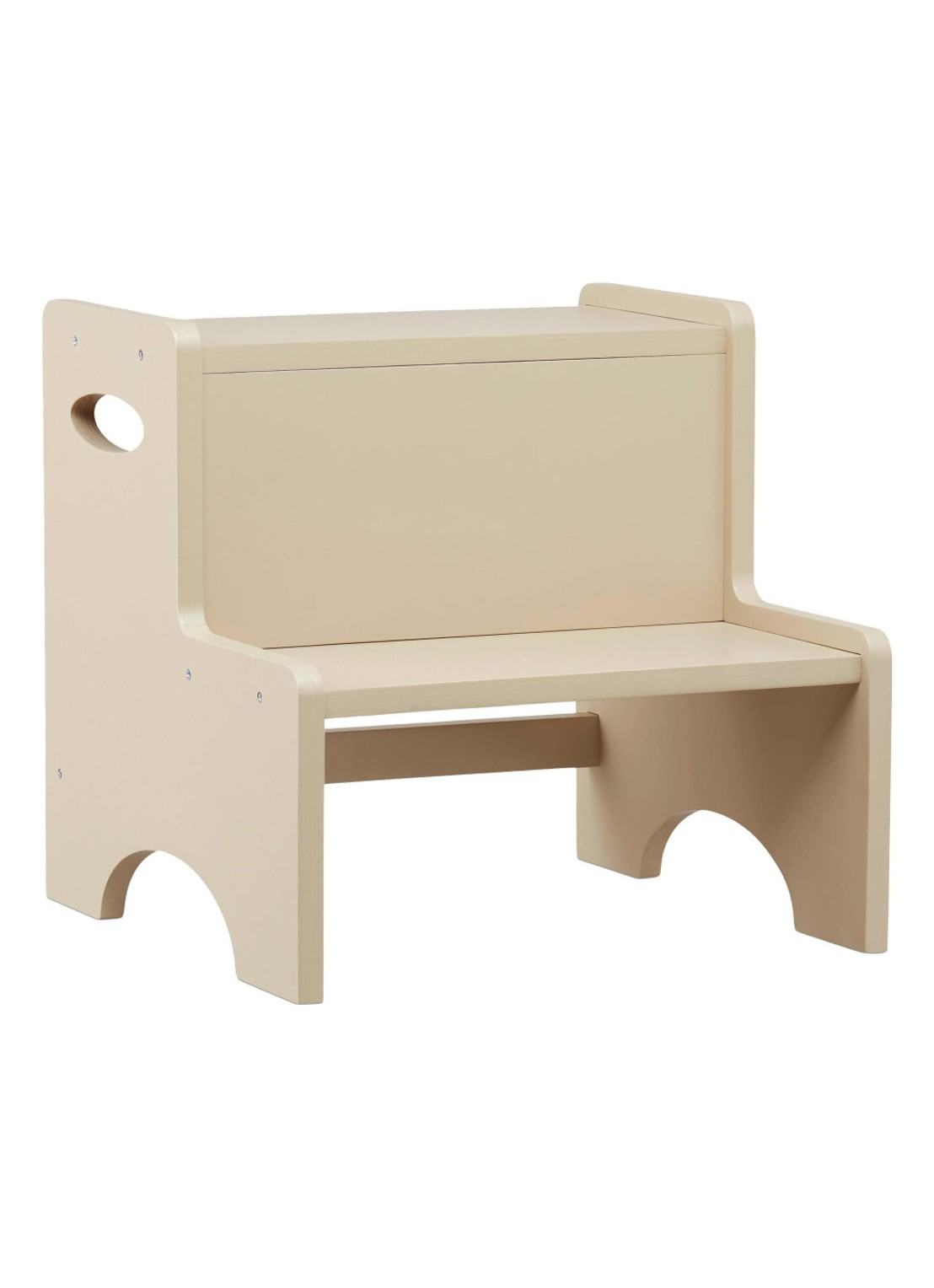Nofred Step Up opstapje kruk  - voorkant beige