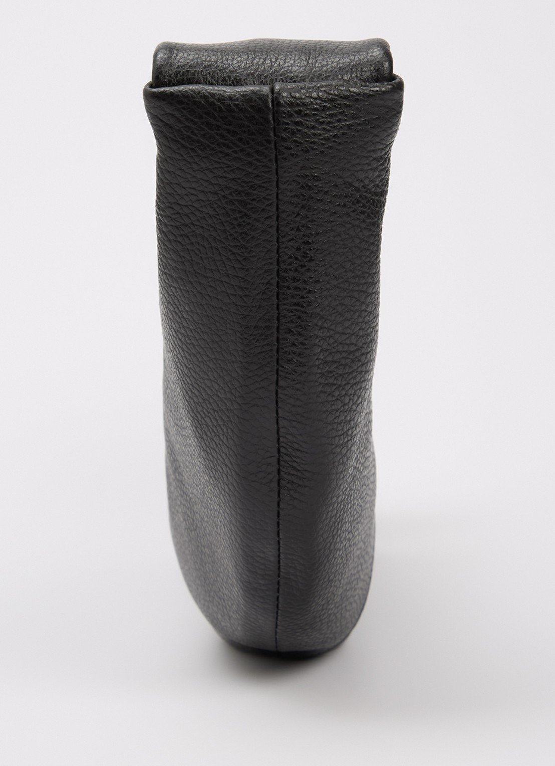 Nona Banana XS crossbodytas van leer  - detail 3 zwart