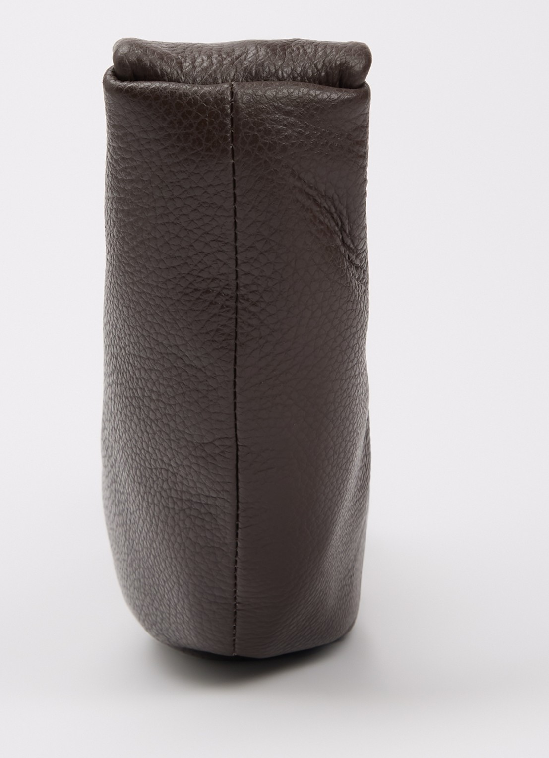 Nona Banana XS crossbodytas van leer  - detail 4 chocoladebruin