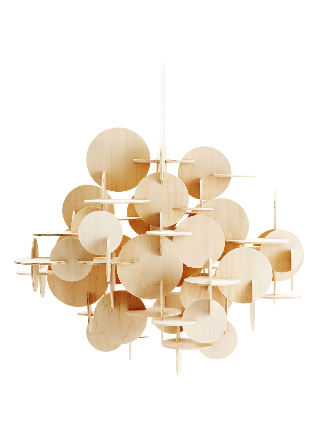 Normann Copenhagen Bau hanglamp small  - voorkant beige