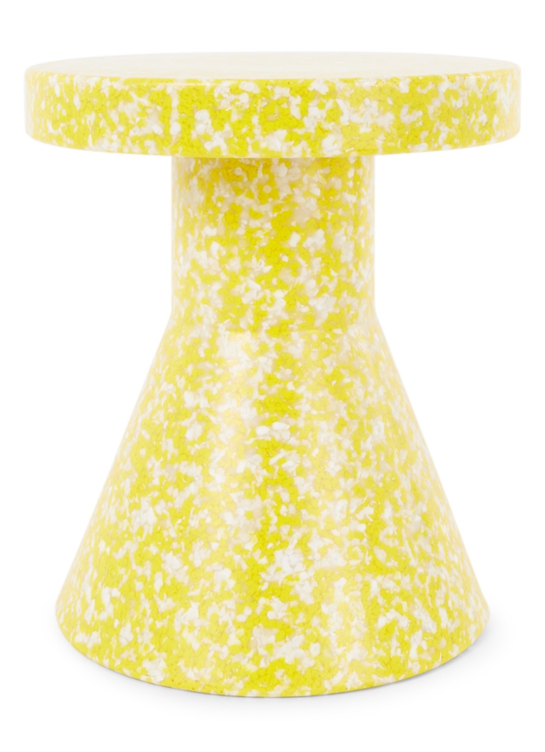 Normann Copenhagen Bit Stool bijzettafel 36 cm - voorkant geel