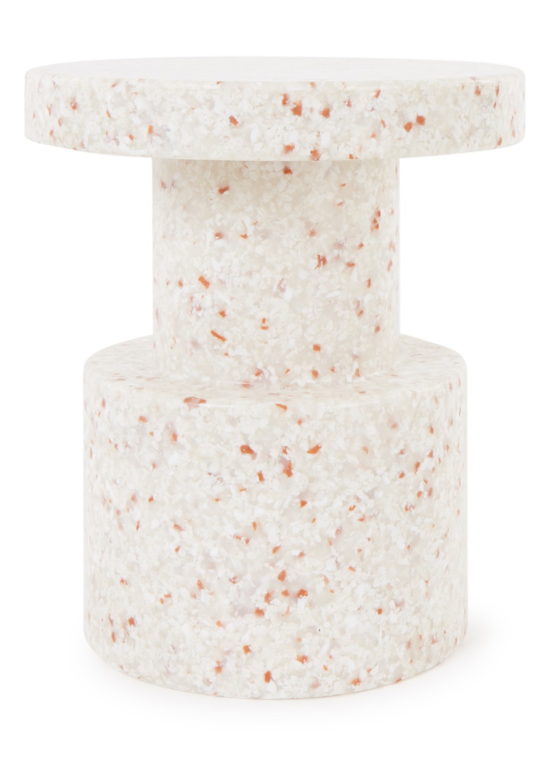 Normann Copenhagen Bit Stool bijzettafel 36 cm - voorkant gebroken wit